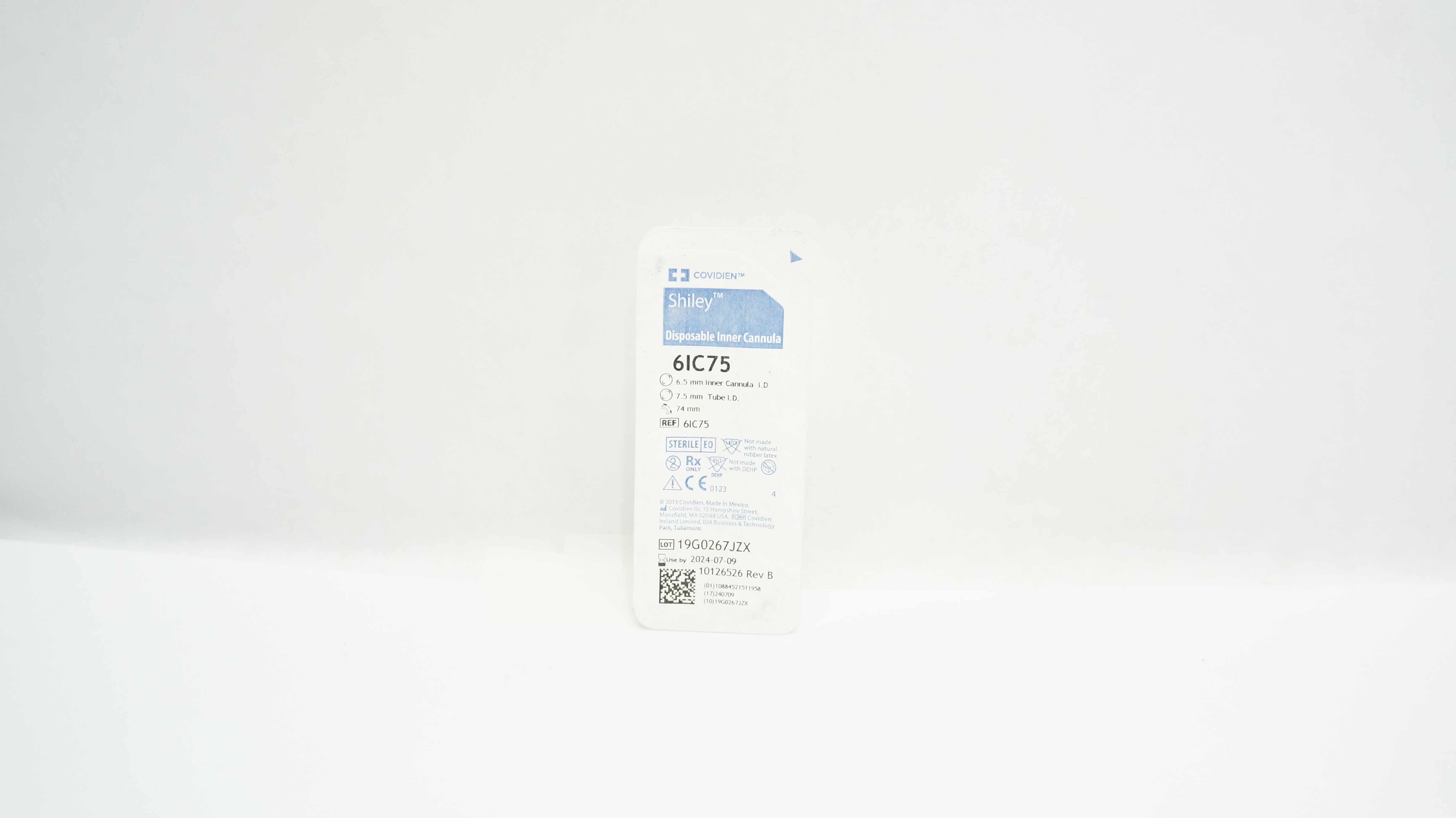 Covidien 6IC75 Shiley Disposable Inner Cannula 6.5ID x 7.5ID x 74mm