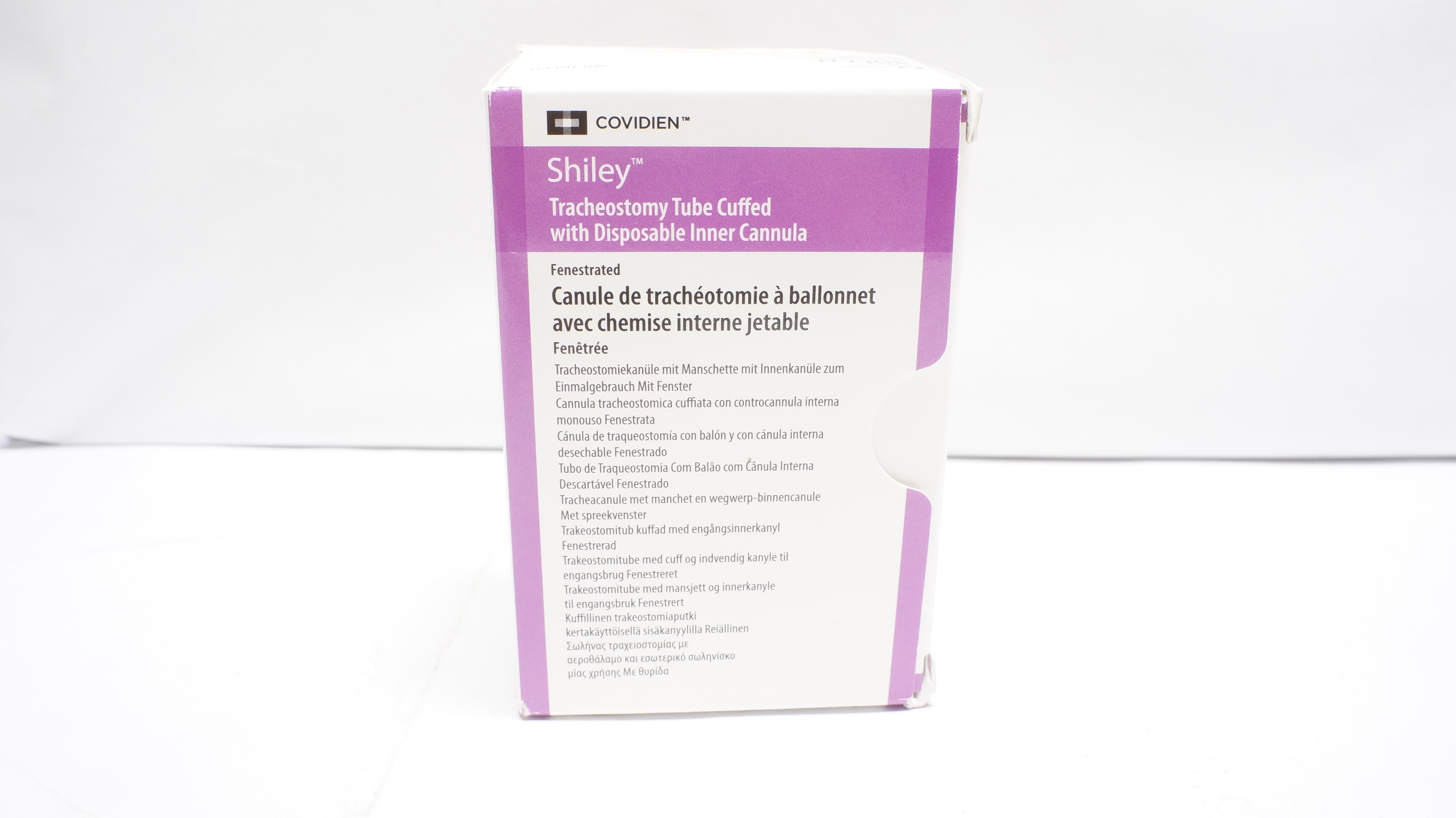 Covidien 4DFEN Shiley Tracheostomy Tube Cuffed 5.0 ID x 9.4 OD x 20.0mm x62mm(x)
