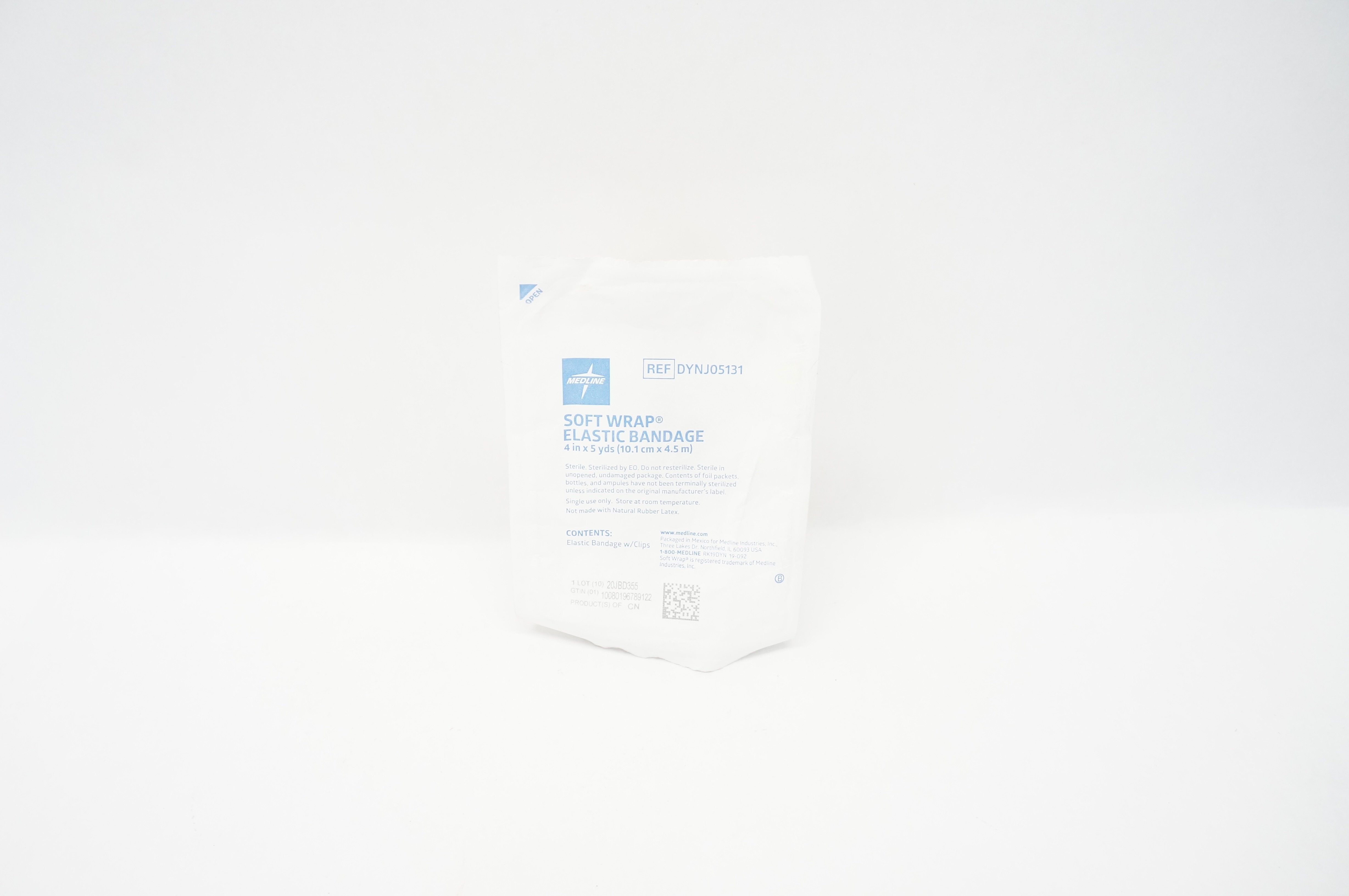 Medline DYNJ05131 Soft Wrap Elastic Bandage 4inch x 5yds.
