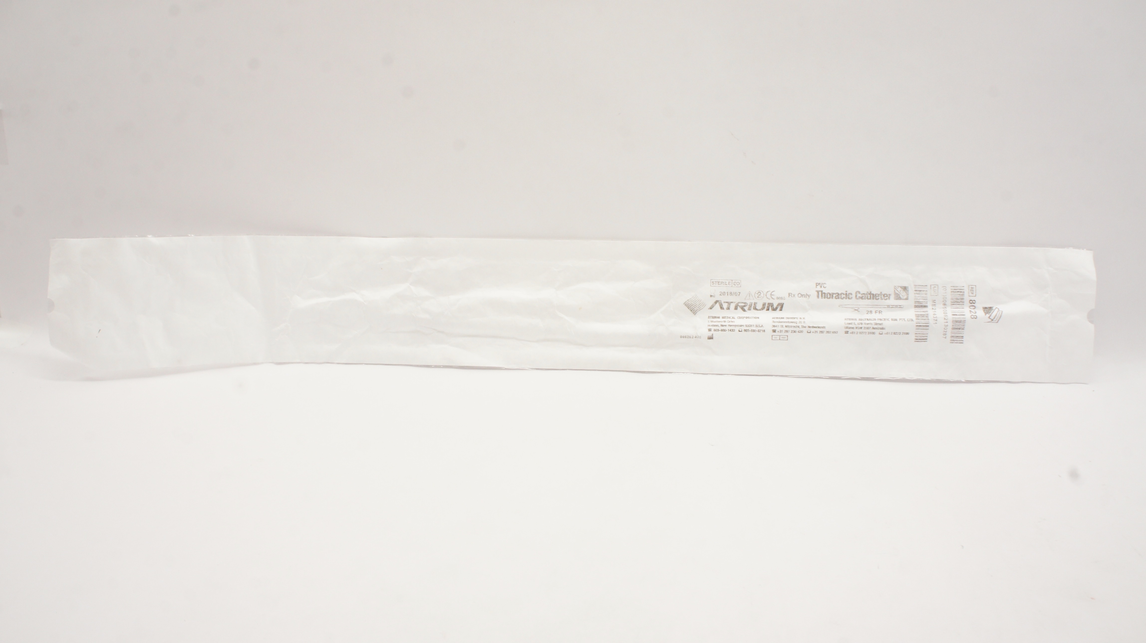 Atrium 8028 PVC Thoracic Cath. Sterile 28 Fr (x)
