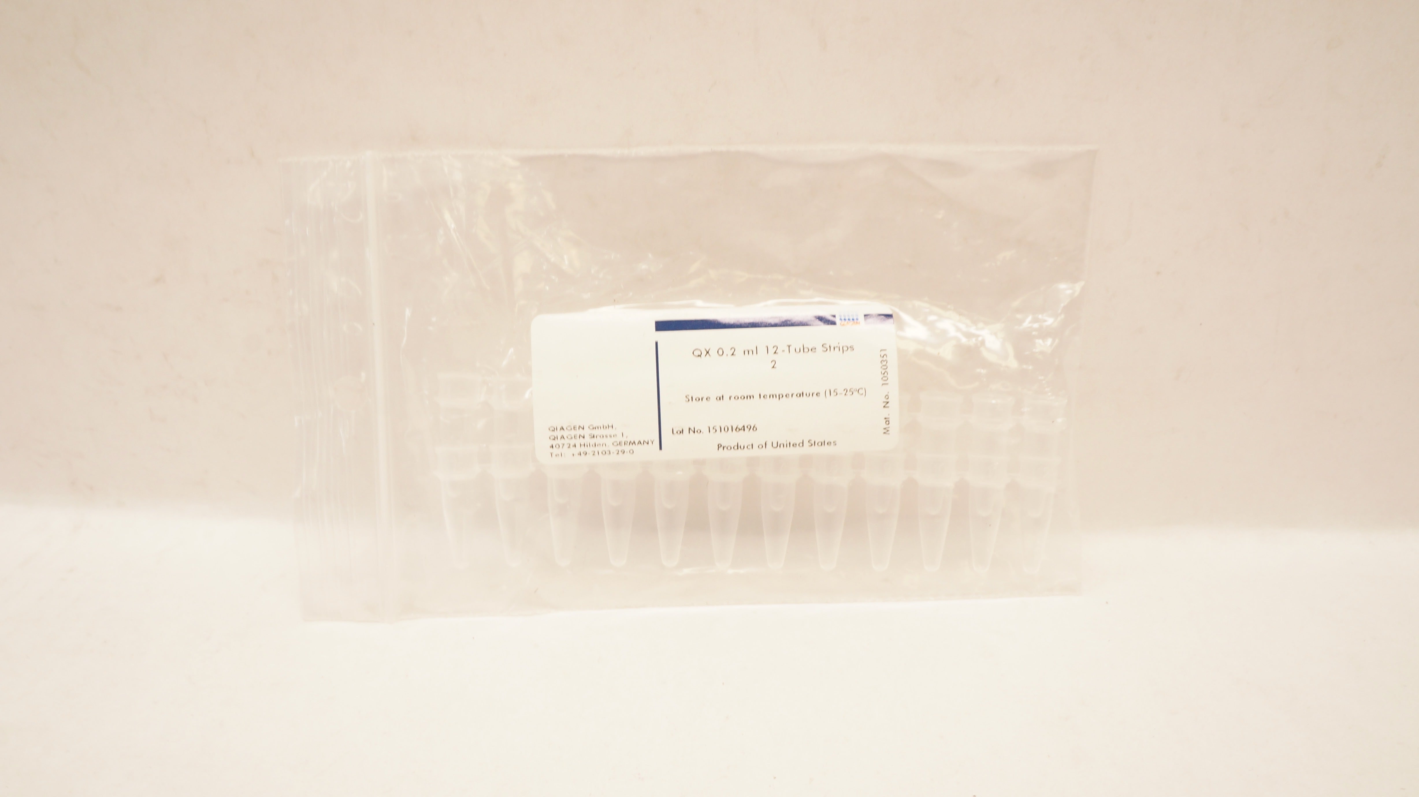 Qiagen 1050351 QX 0.2ml 12-Tube Strips