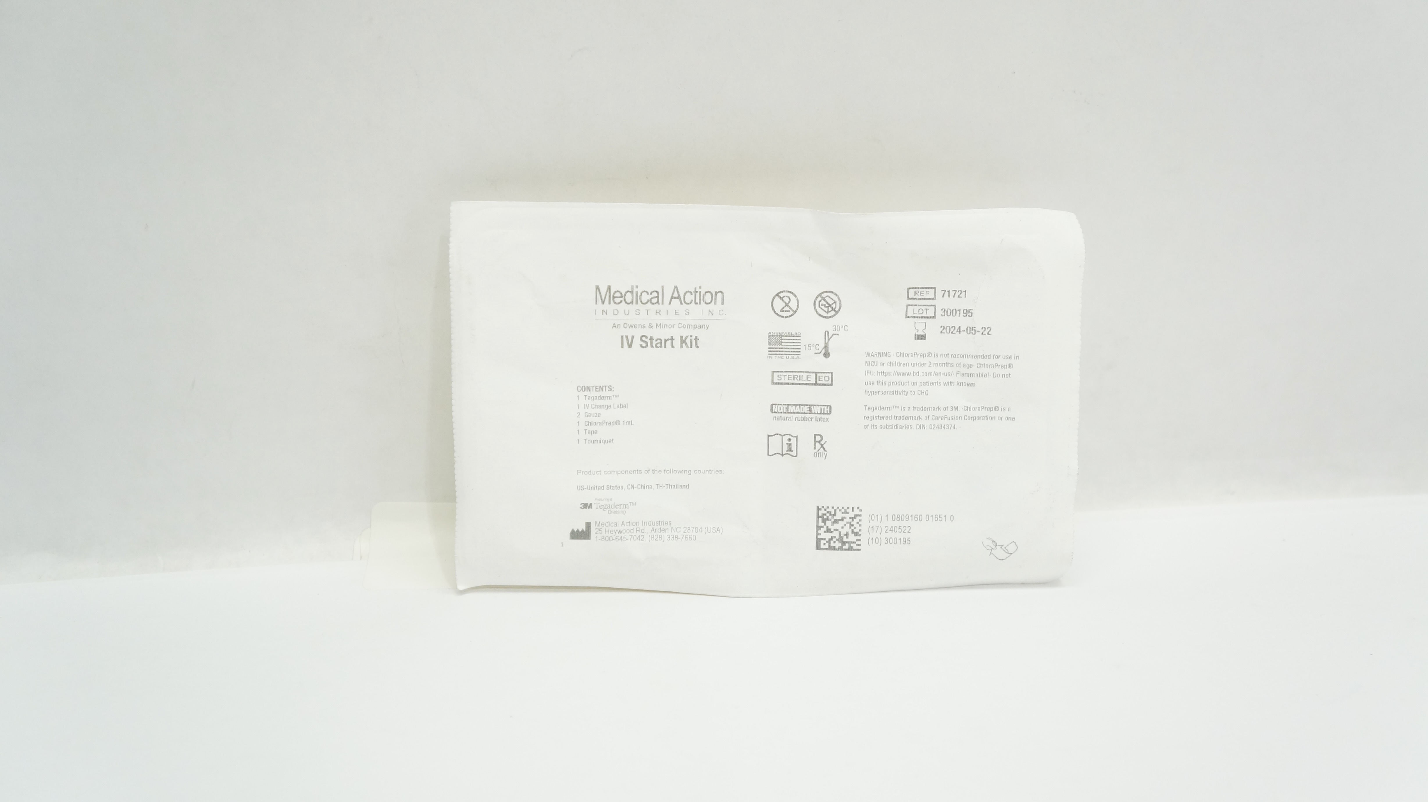 Medical Action 71721 3M Tegaderm IV Start Kit