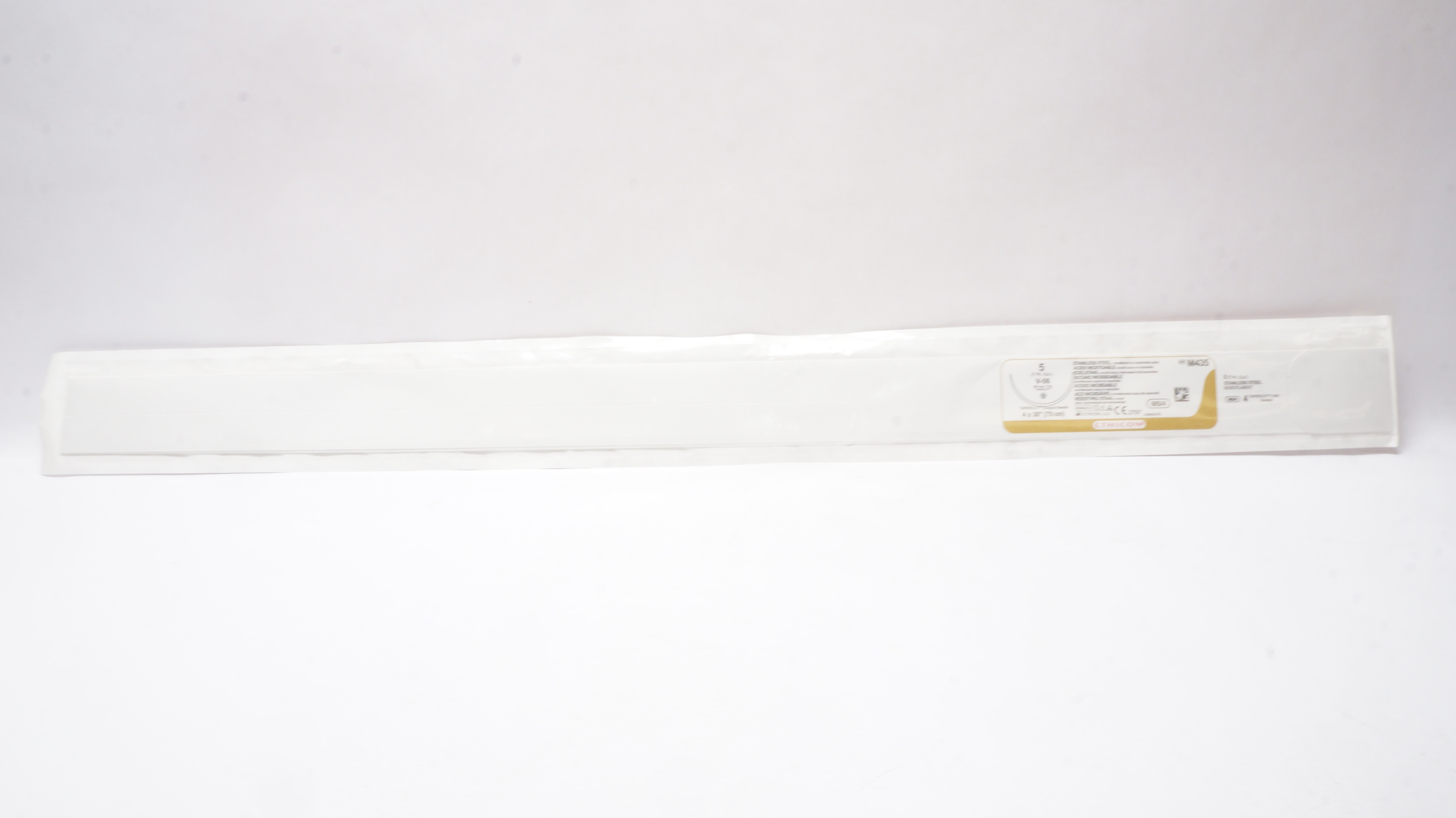 Ethicon M435 5 Surgical Steel V-56 30inch MS/4 Monofilament