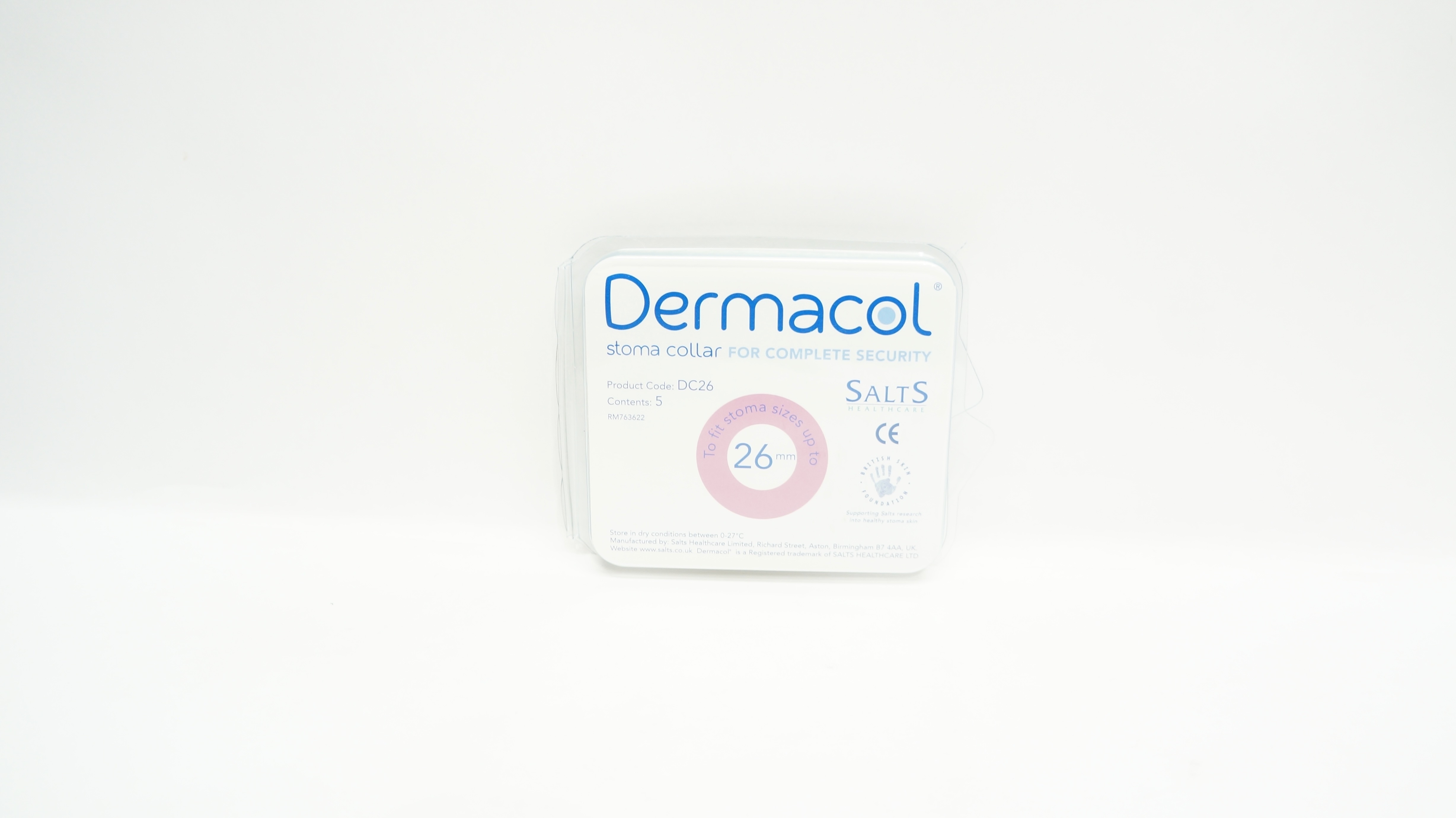 Salts Healthcare DC26 Dermacol  Stoma Collar For Complete Security - Pack of 5