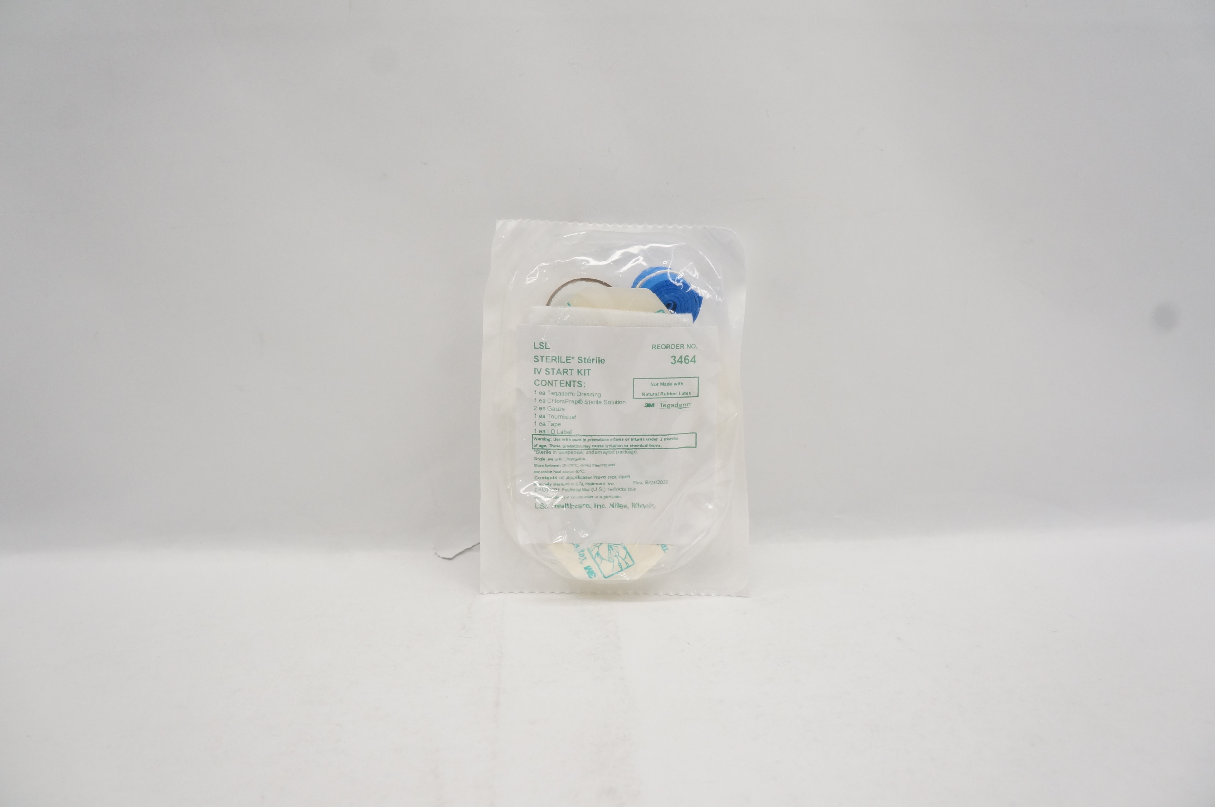 3M 3464 Tegaderm LSL Sterile IV Start Kit