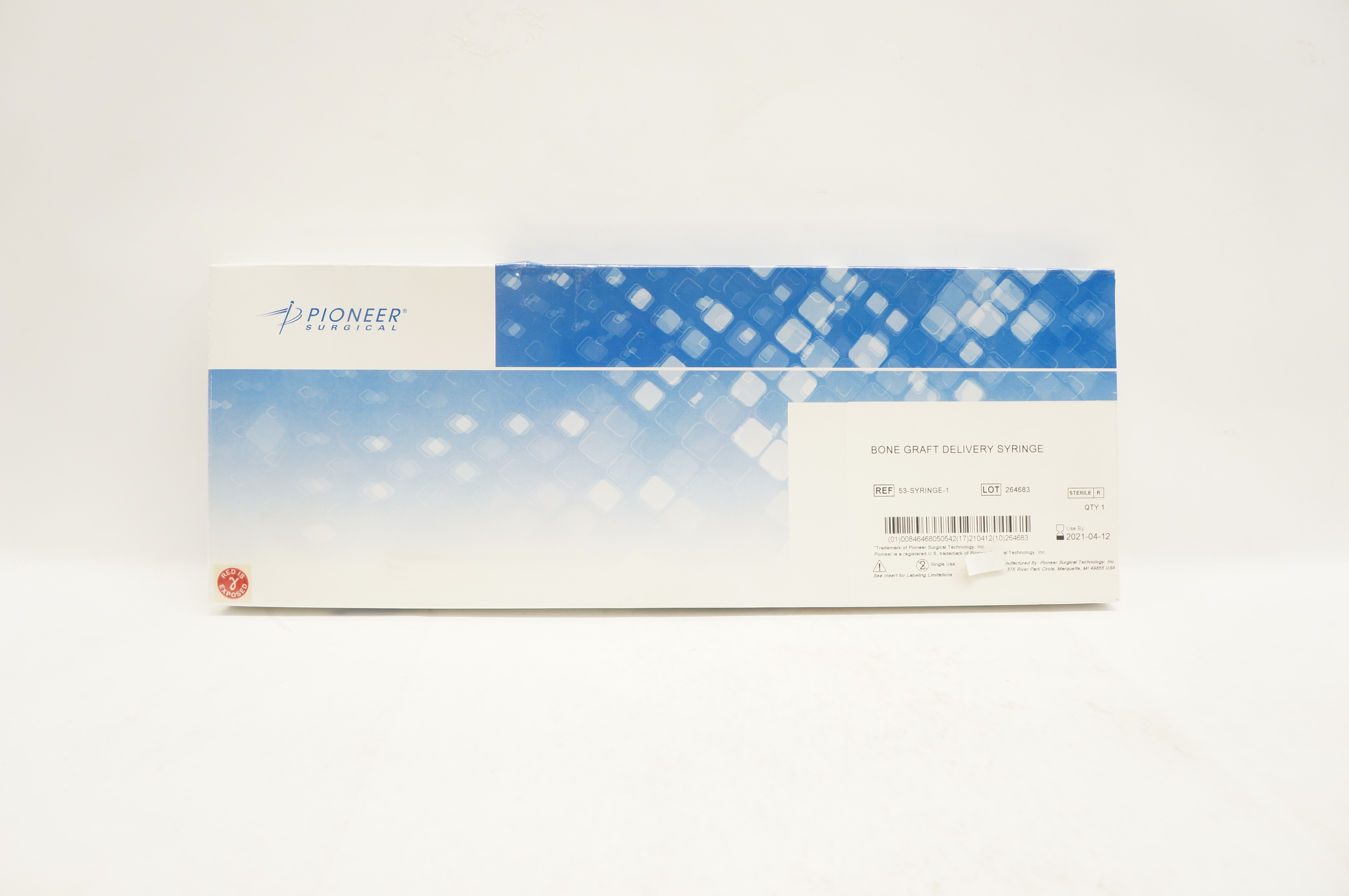 PIONEER 53-SYRINGE-1 Bone Graft Delivery Syringe (x)