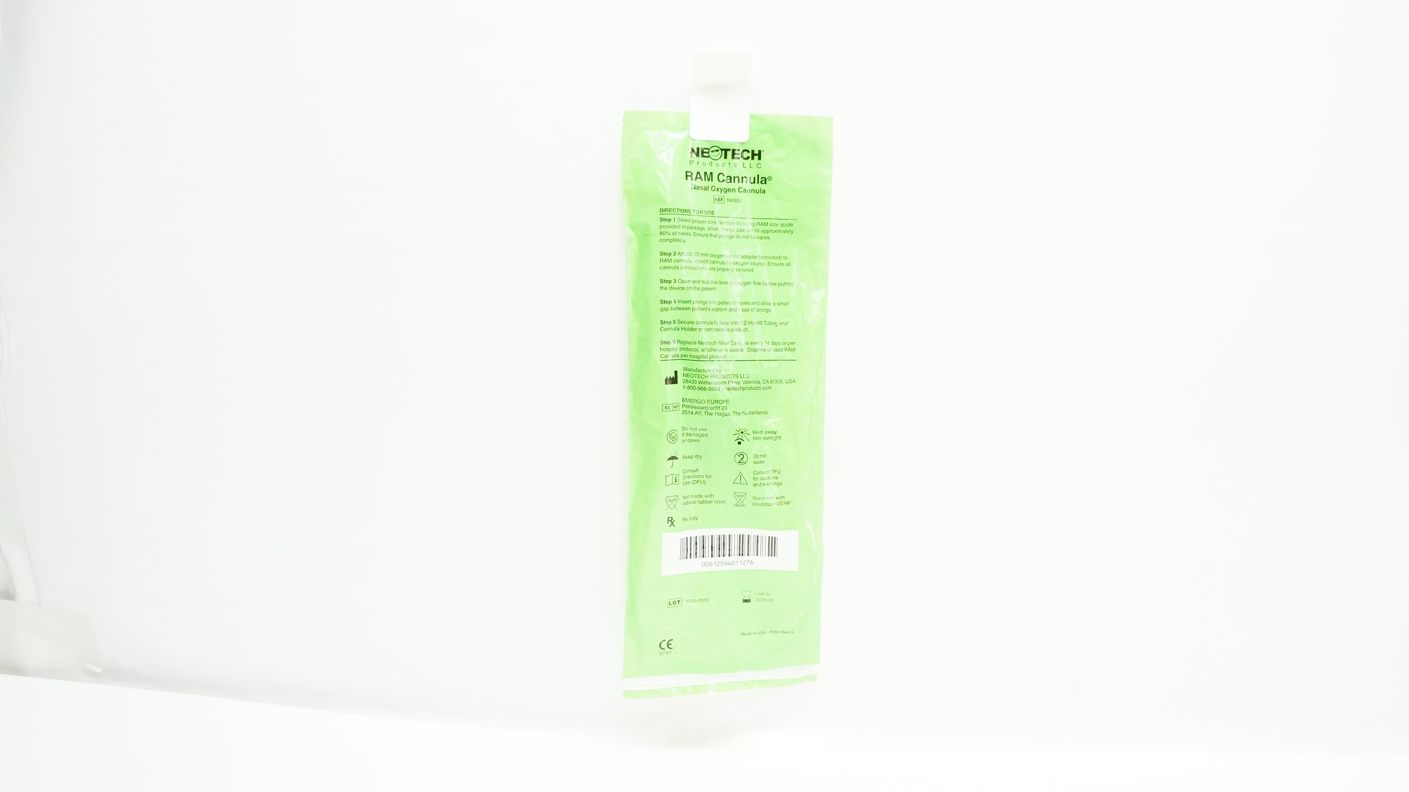 Neotech N4901 Ram Cannula Nasal Oxygen Preemie