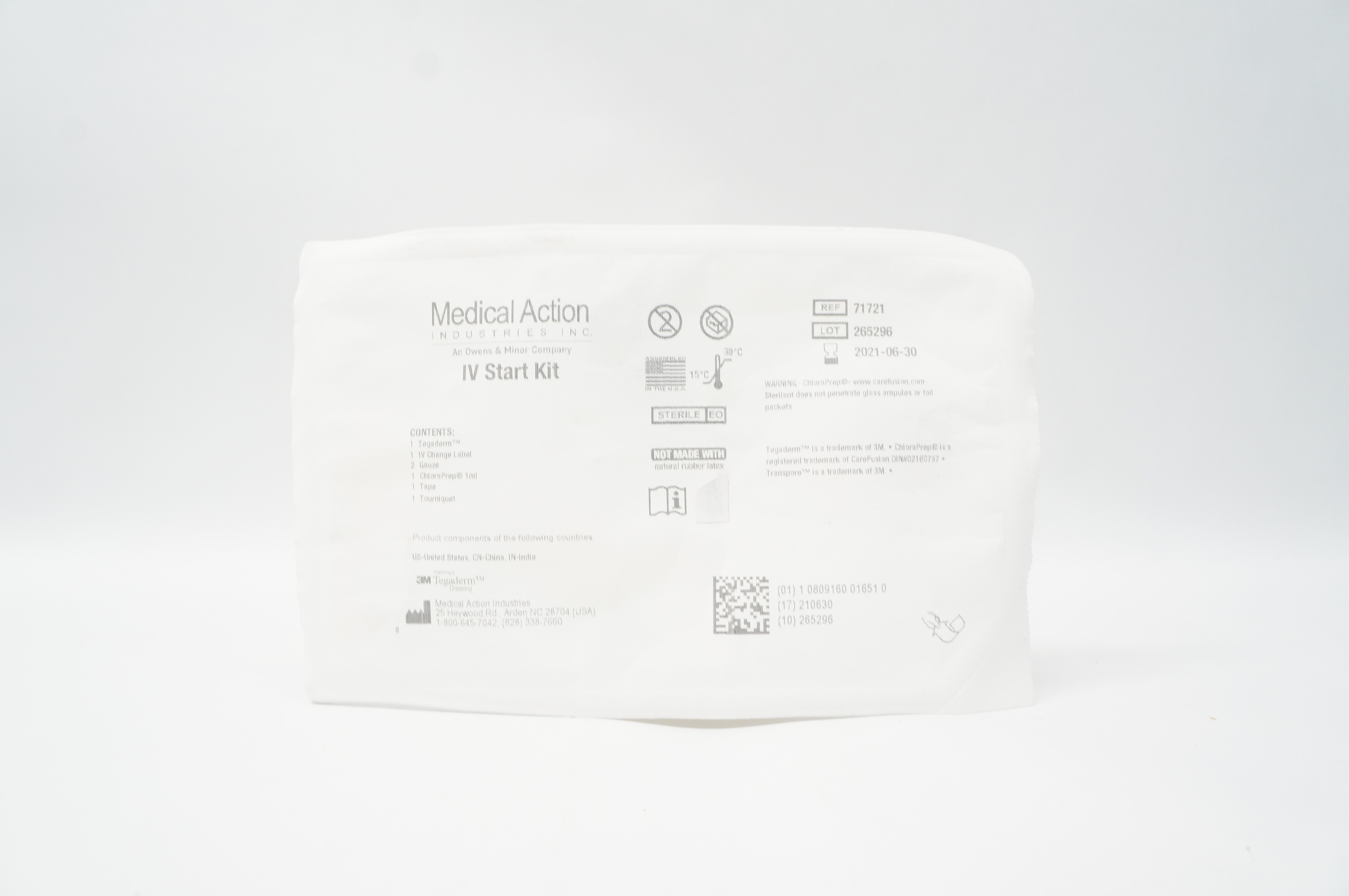 Medical Action 71721 3M Tegaderm IV Start Kit (x)