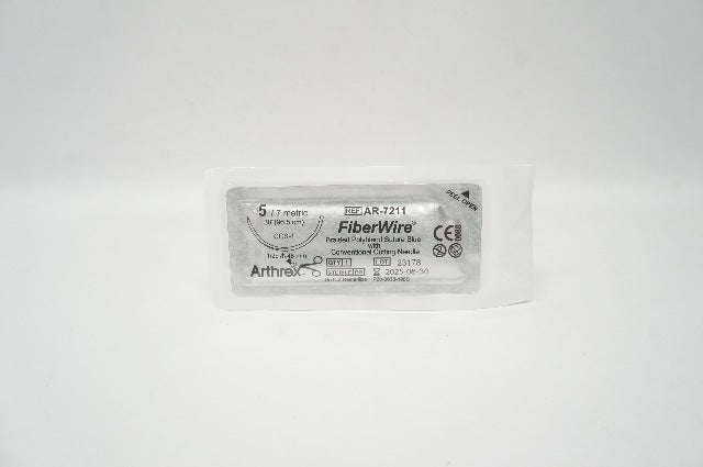 Arthrex AR-7211 5 FIBERWIRE Braided Polyblend, CCS-1 48mm 1/2c, 38inch