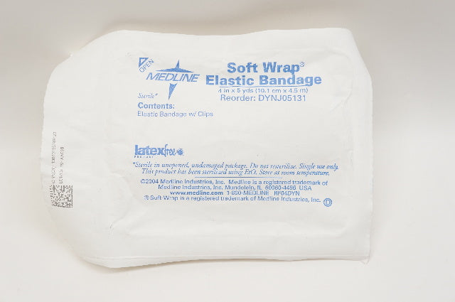 Medline DYNJ05131 Soft Wrap Elastic Bandage 4inch x 5yds.