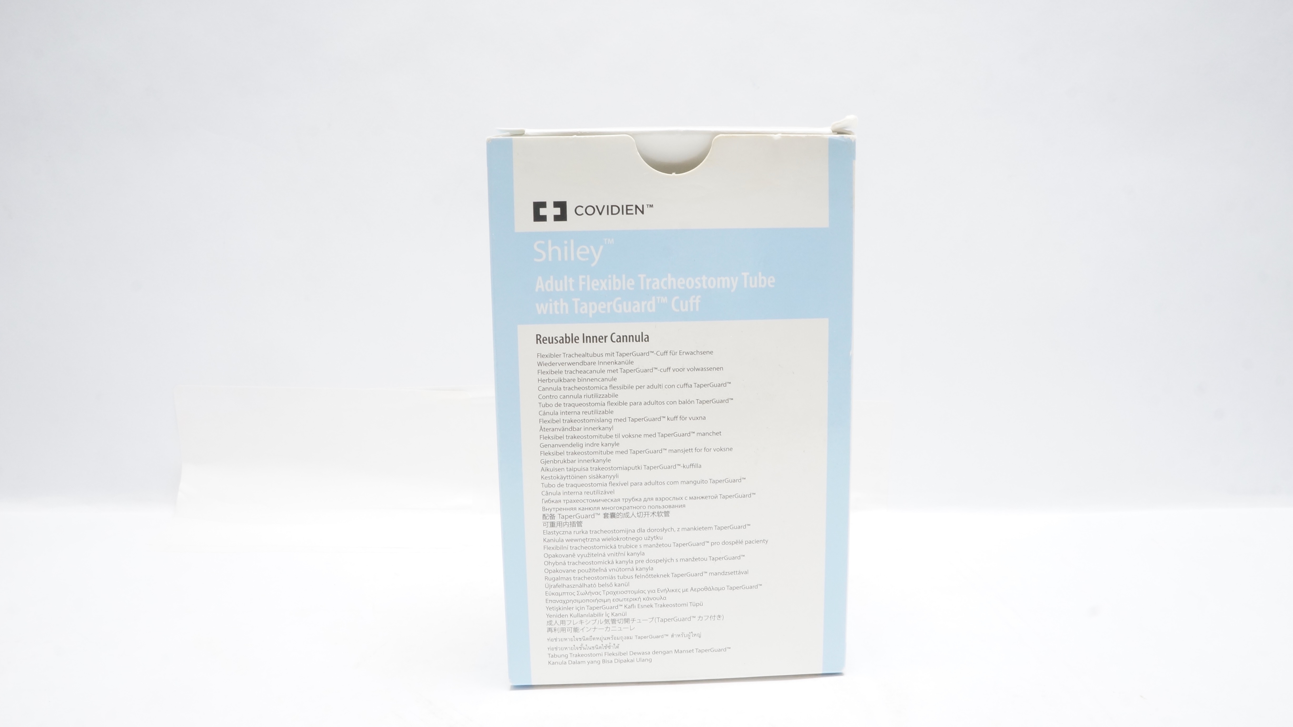 Covidien 8CN85R Shiley Adult Tracheostomy Tube 8.5mm ID x 12.2mm OD x 26.6mm