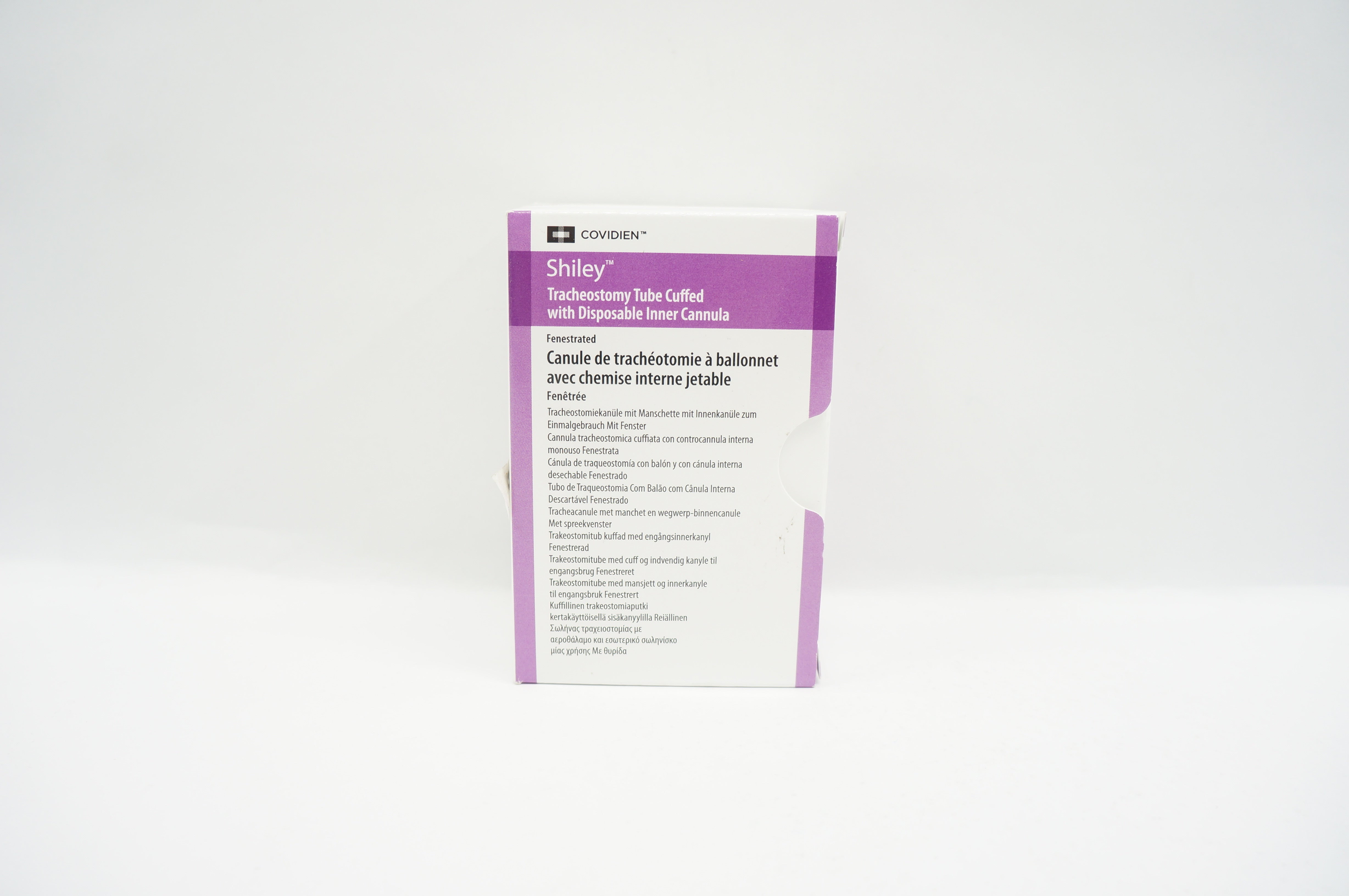 Covidien 10DFEN Shiley Tracheostomy Tube Cuffed 8.9 ID x 13.8 OD x 29.0 x 79mm