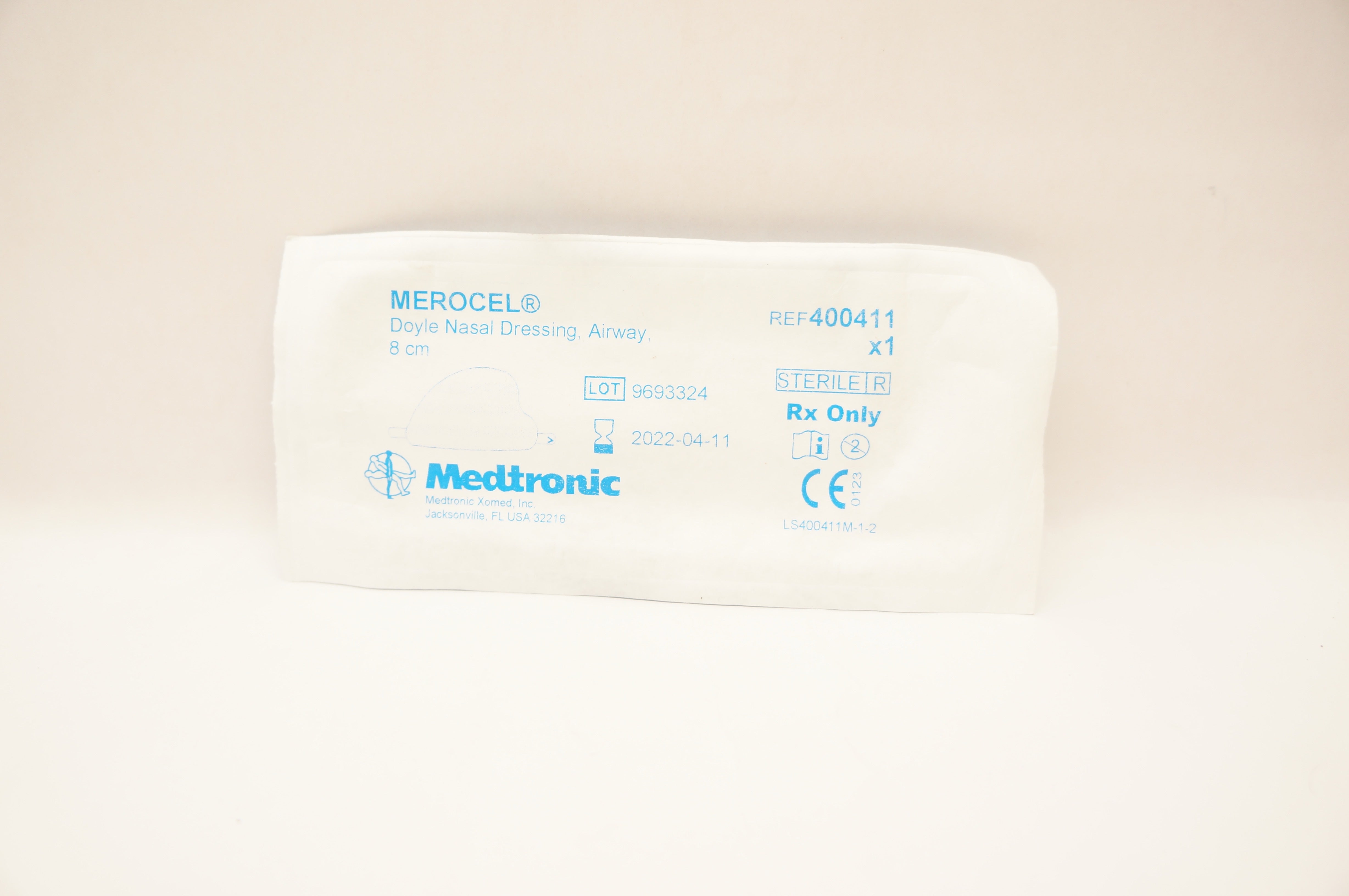 Medtronic 400411 Merocel Doyle Nasal Dressing Airway 8cm (x)