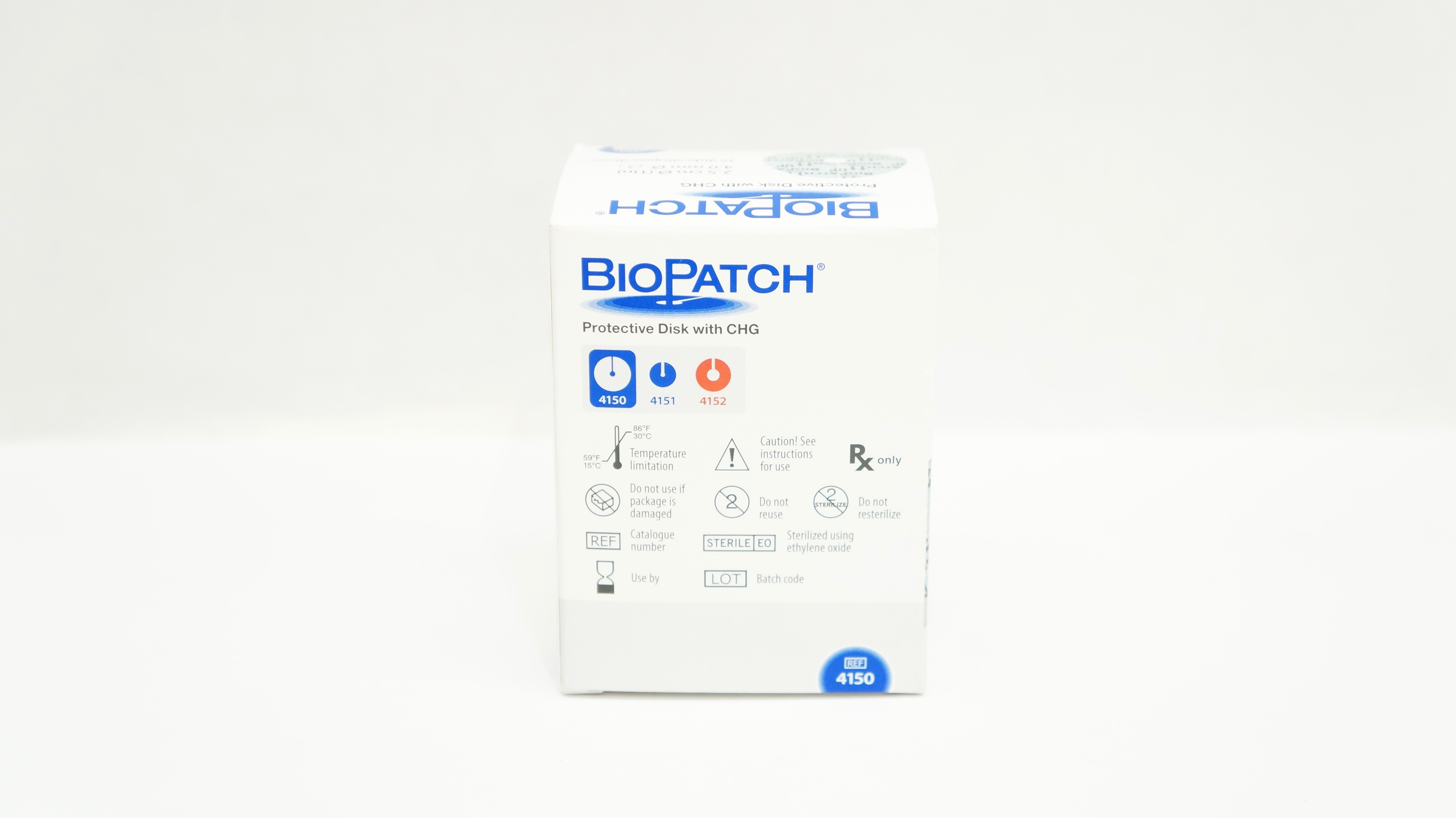 Ethicon 4150 BioPatch Protective Disk with CHG 1 inch x 4.0mm - Box of 10