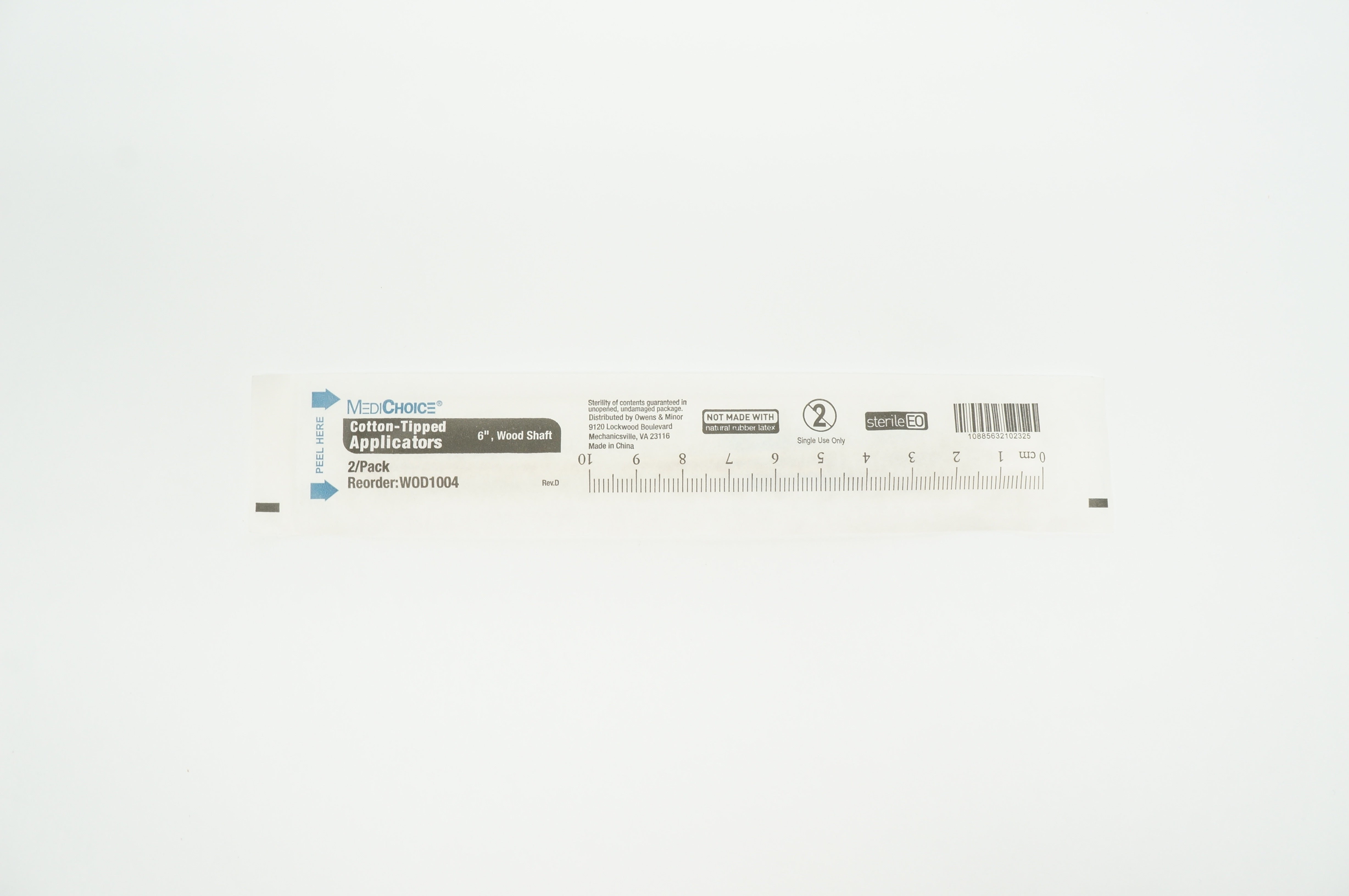 MediChoice WOD1004 Cotton-Tipped Applicators Wood Shaft 6inch (x)