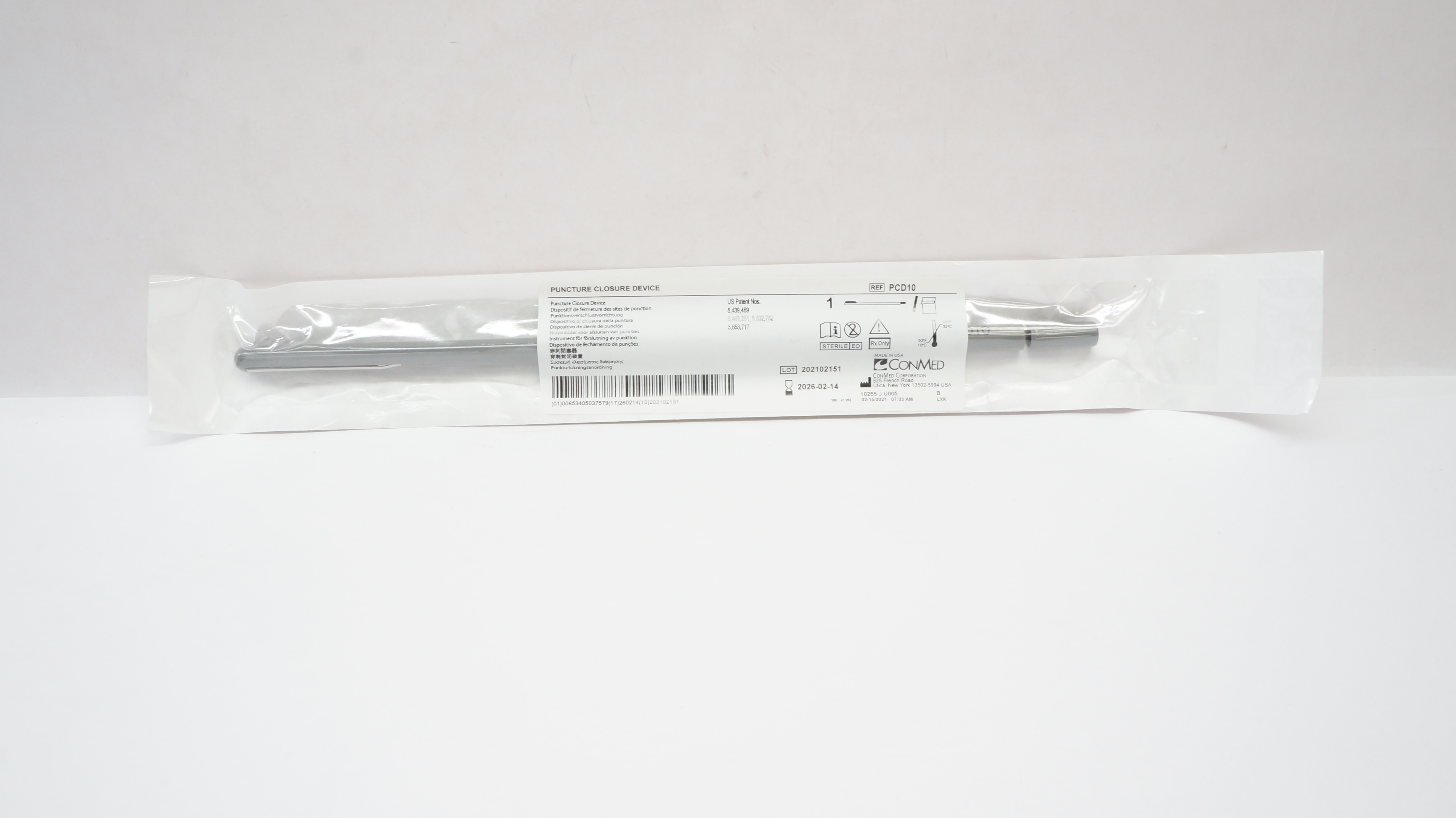 ConMed PCD10 Puncture Closure Device