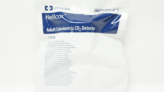 Covidien EASYCAP II Nellcor Adult Colorimetric CO2 Detector >15 kg (x)