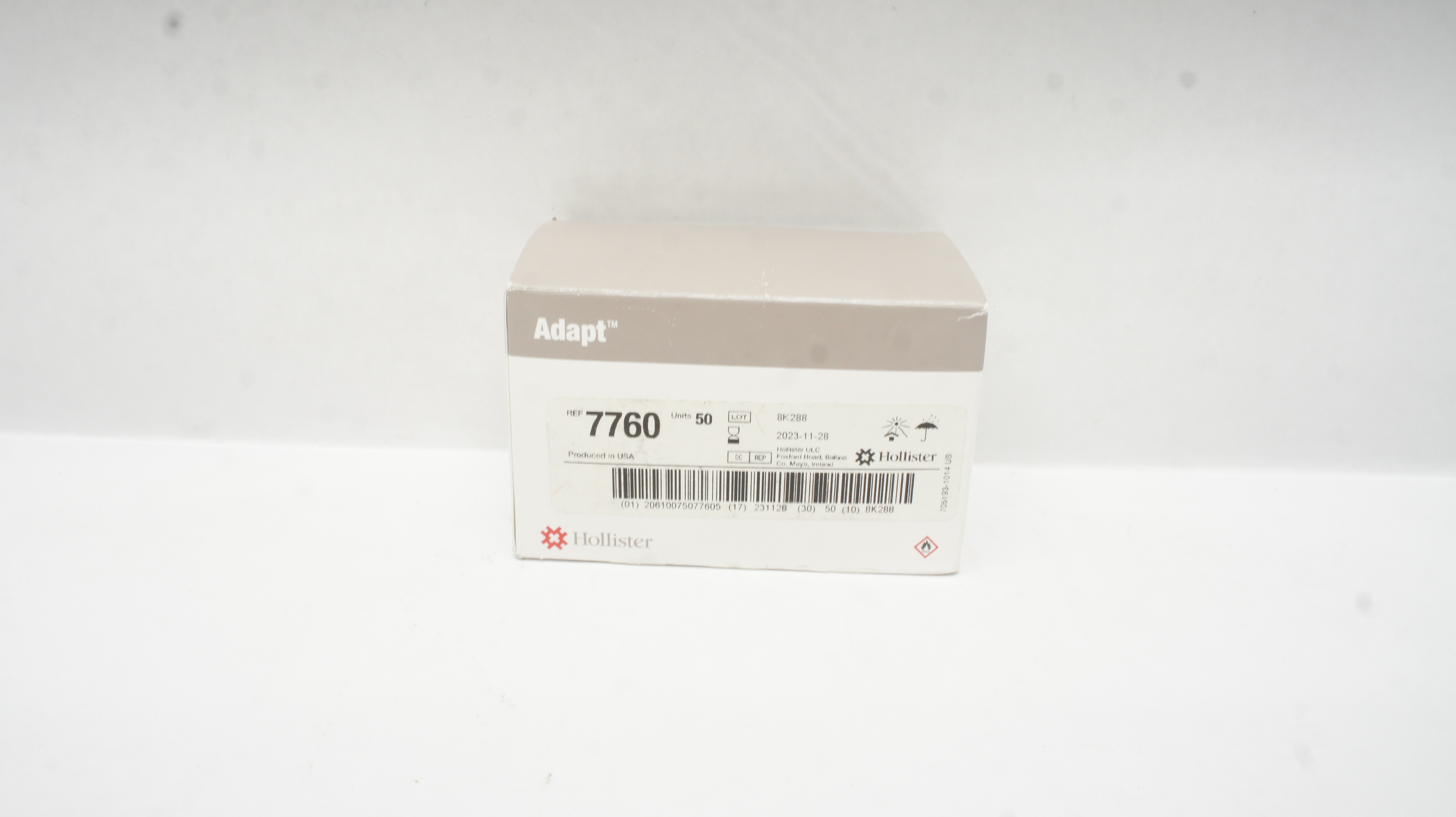 Hollister 7760 Adapt Universal Remover Wipes - Box of 50 (x)