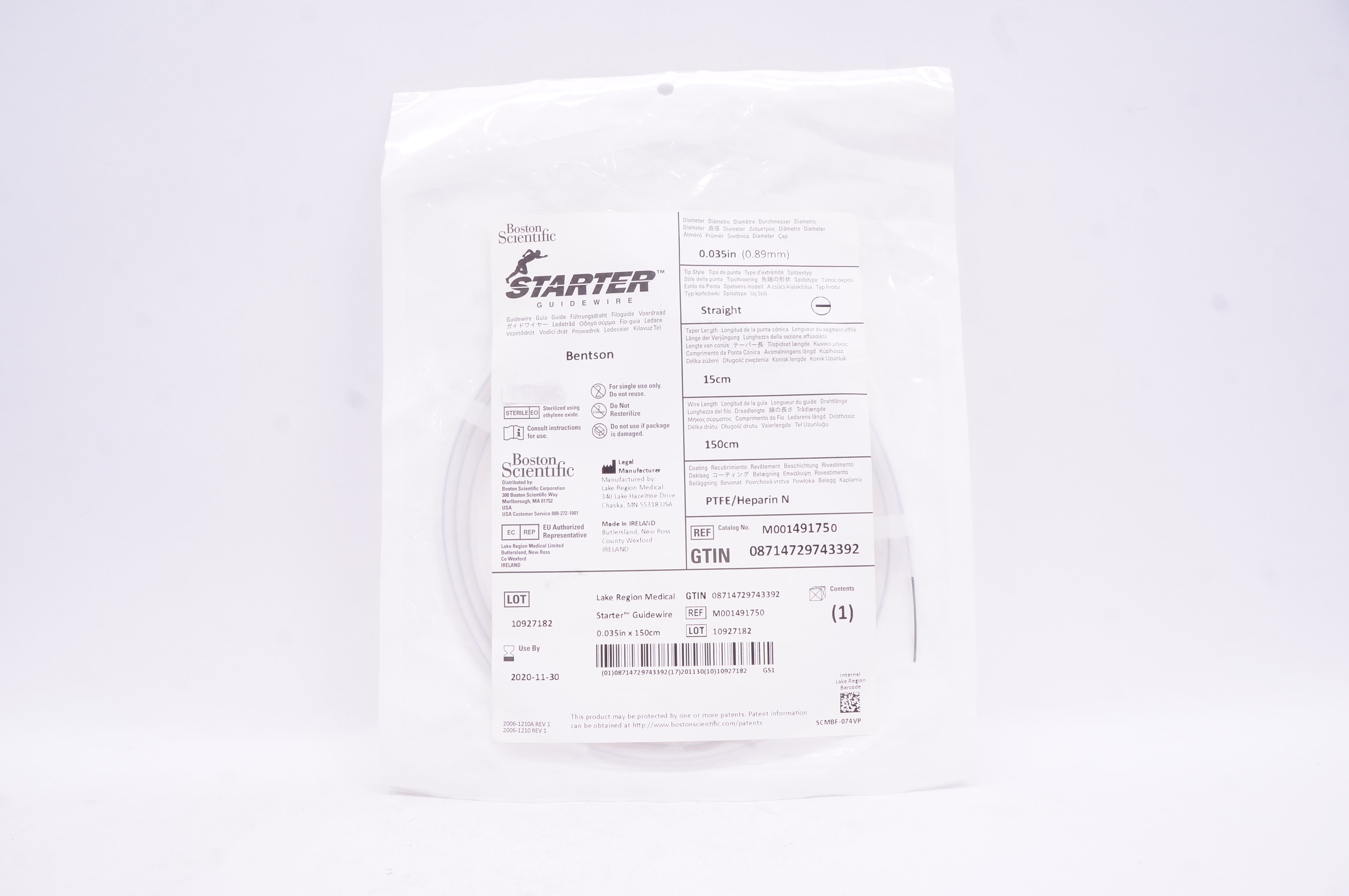 Boston Scientific 49175 Starter Guidewire (x)