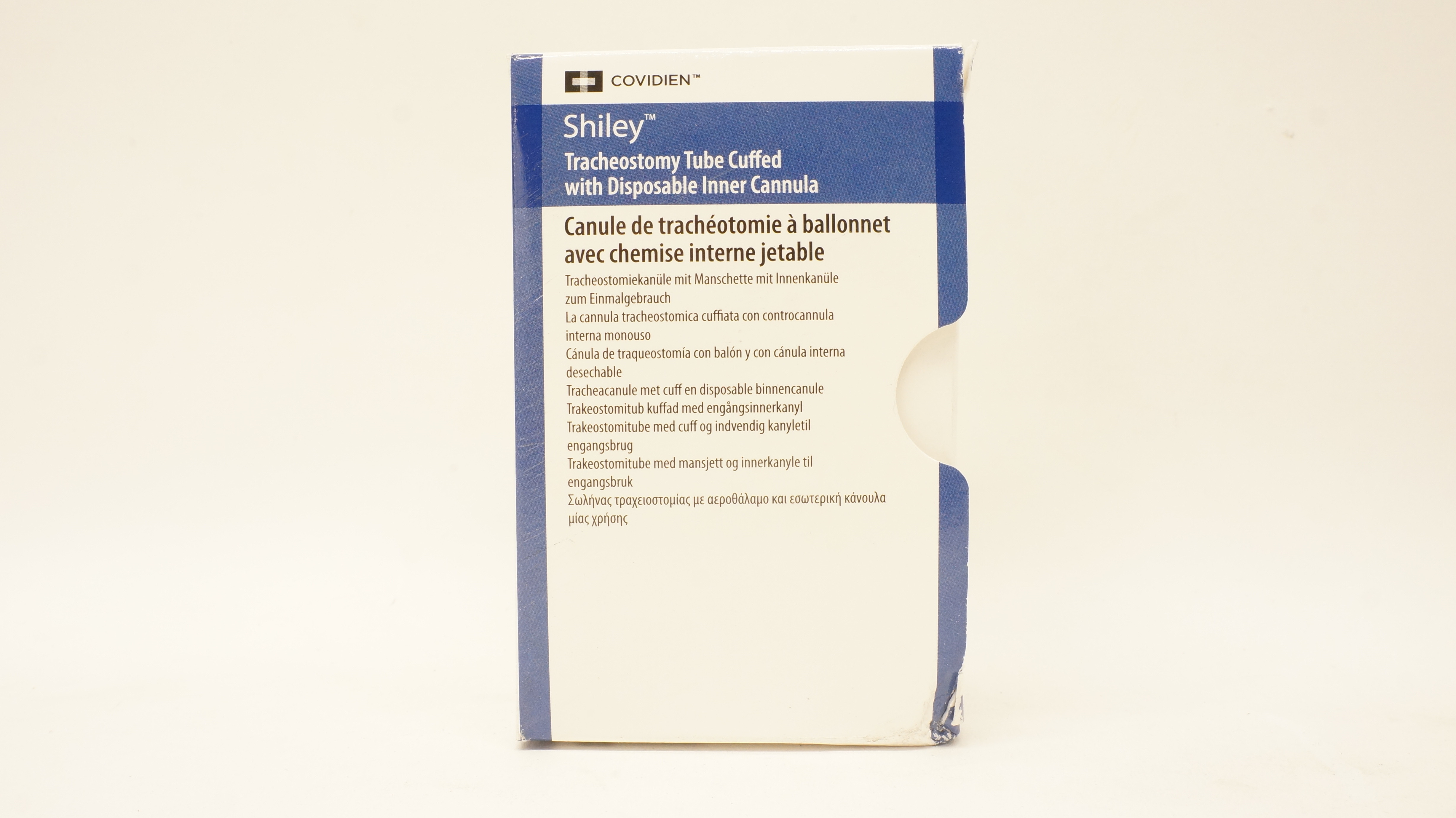 Covidien 6DCT Shiley Tracheostomy Tube Cuffed 6.4 ID x 10.8 OD x 24.0 x 74mm