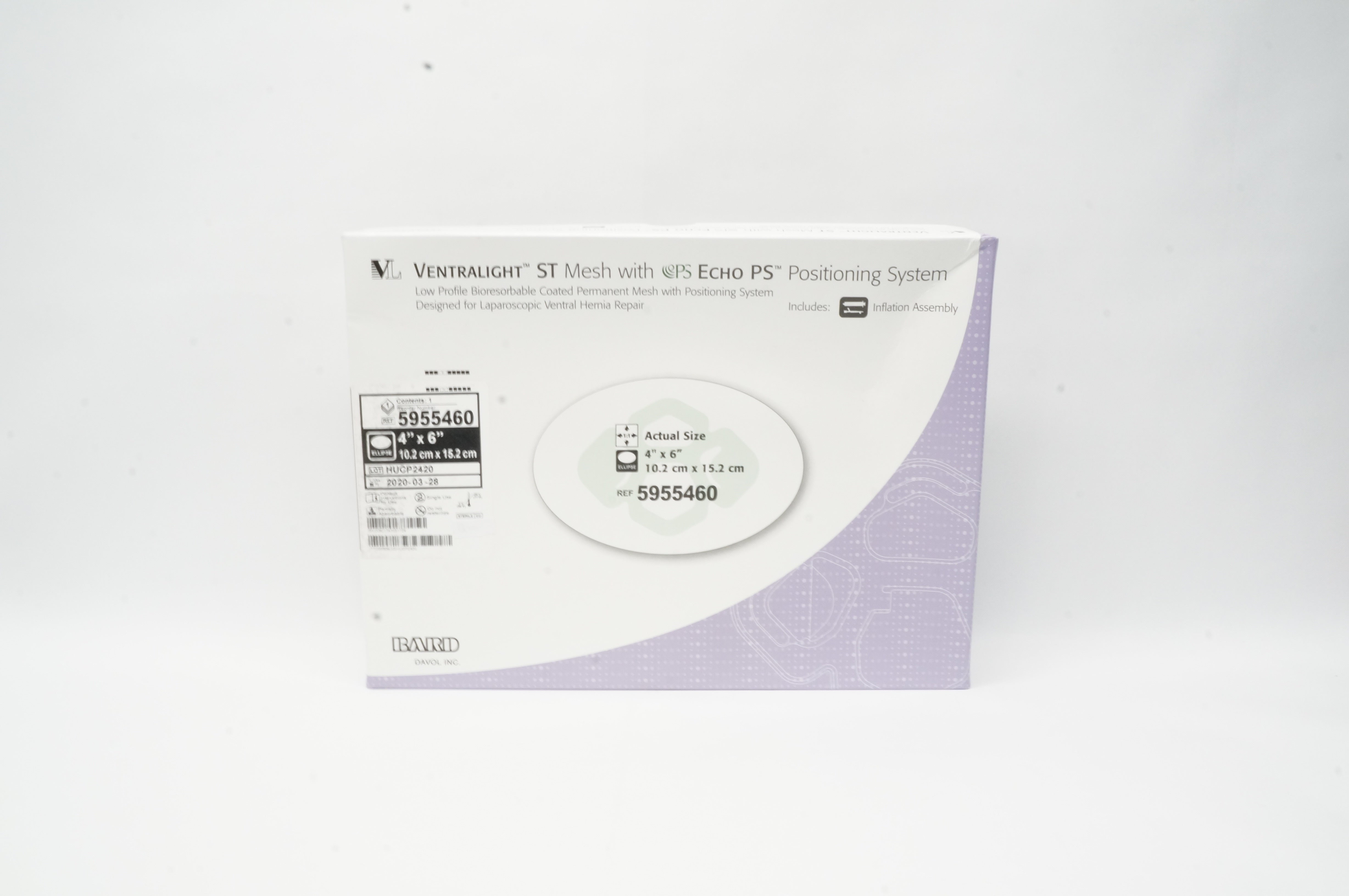 Ventralight 5955460 Mesh with Positioning System, Elipse 4inch x 6inch (x)