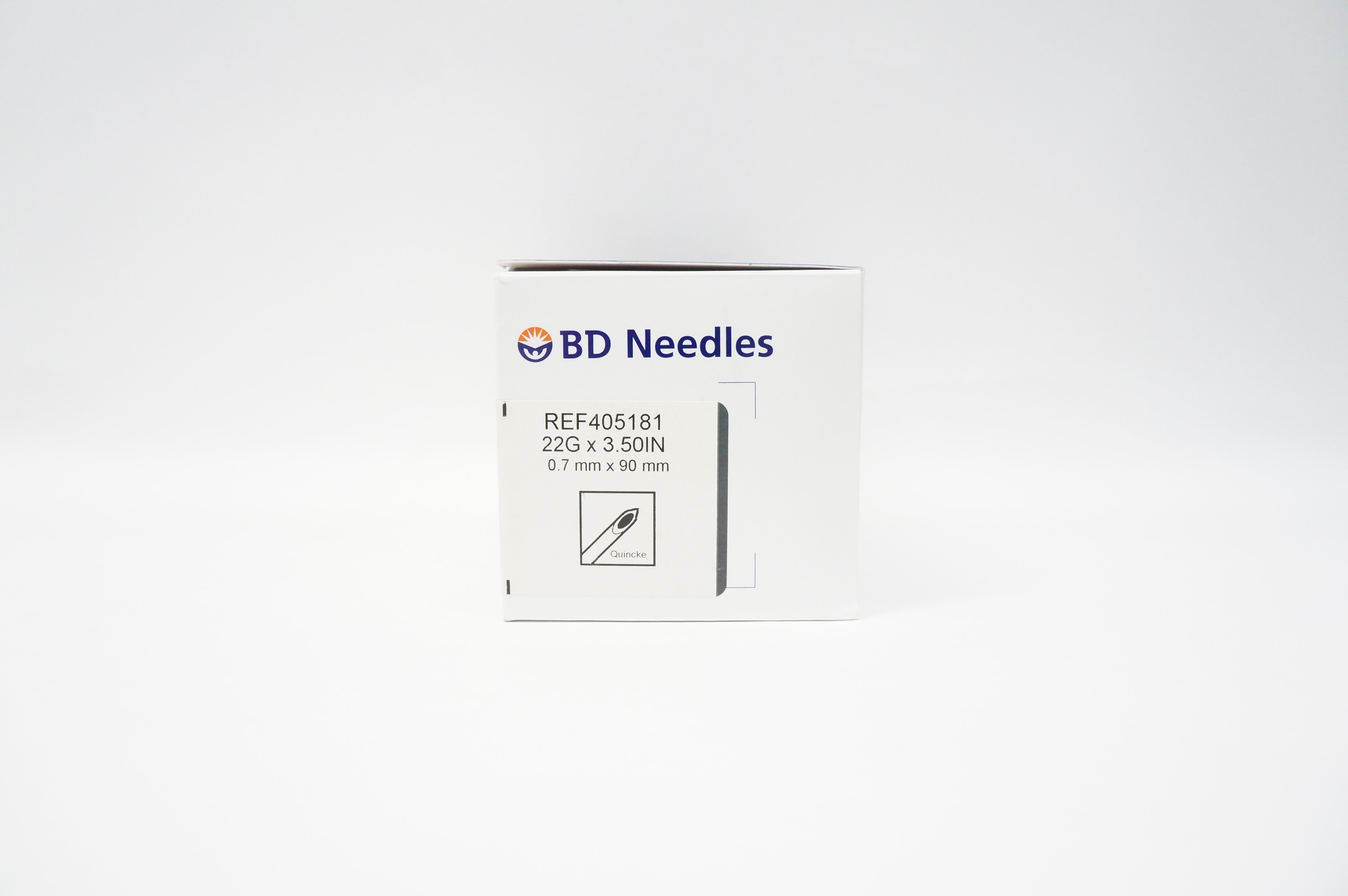 BD 405181 Spinal Ndle Quincke Type Point 22G x 3.5inch - Box of 8