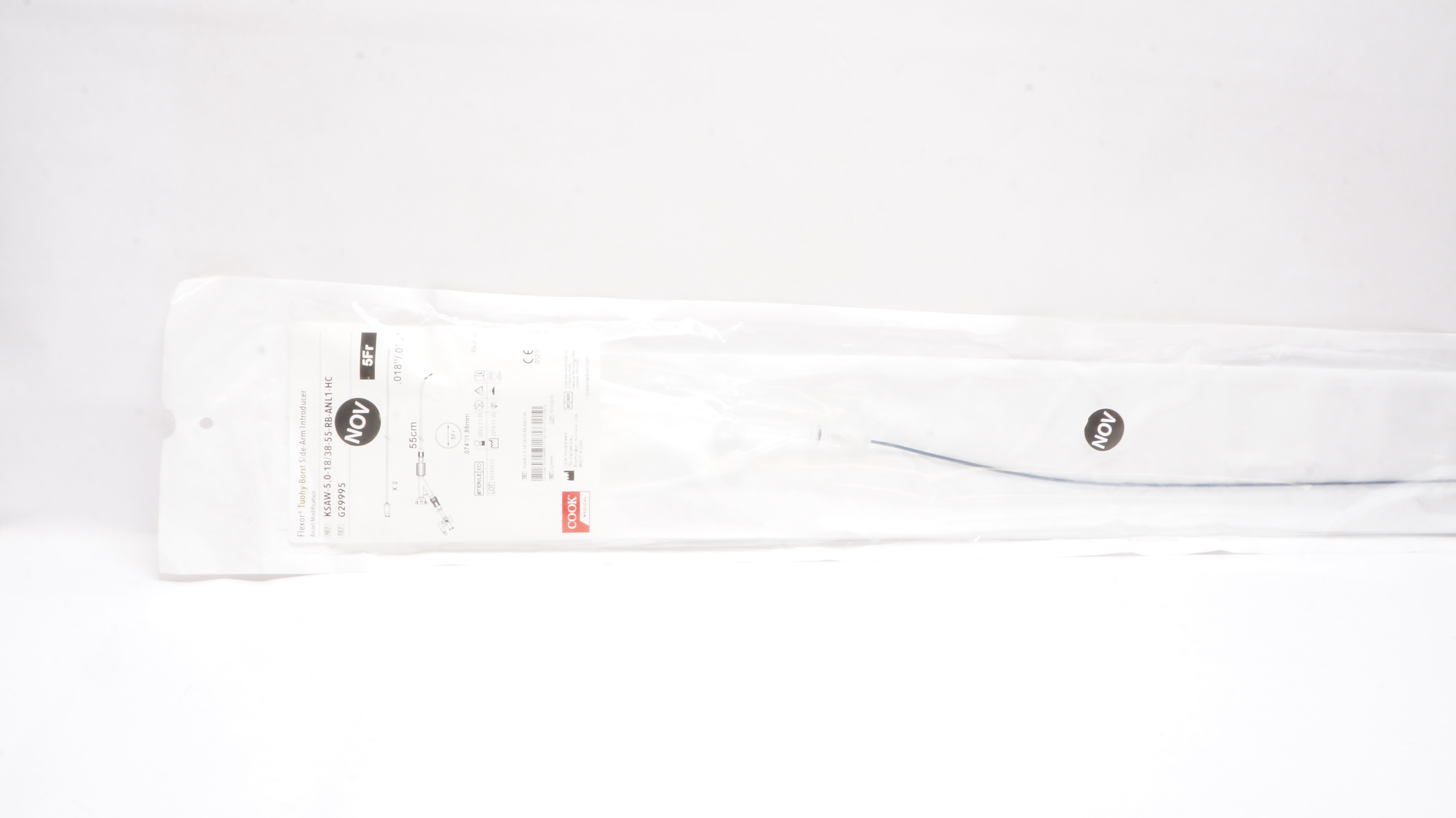 Cook Medical G29995 Flexor Tuohy-Borst Side-Arm Intruducer 5Fr (x)