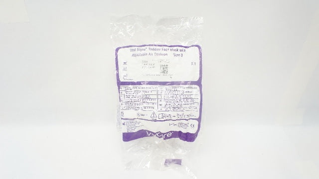 Vyaire 6830 Vital Signs Toddler Face Mask with Adjustable Air Cushion Size 3