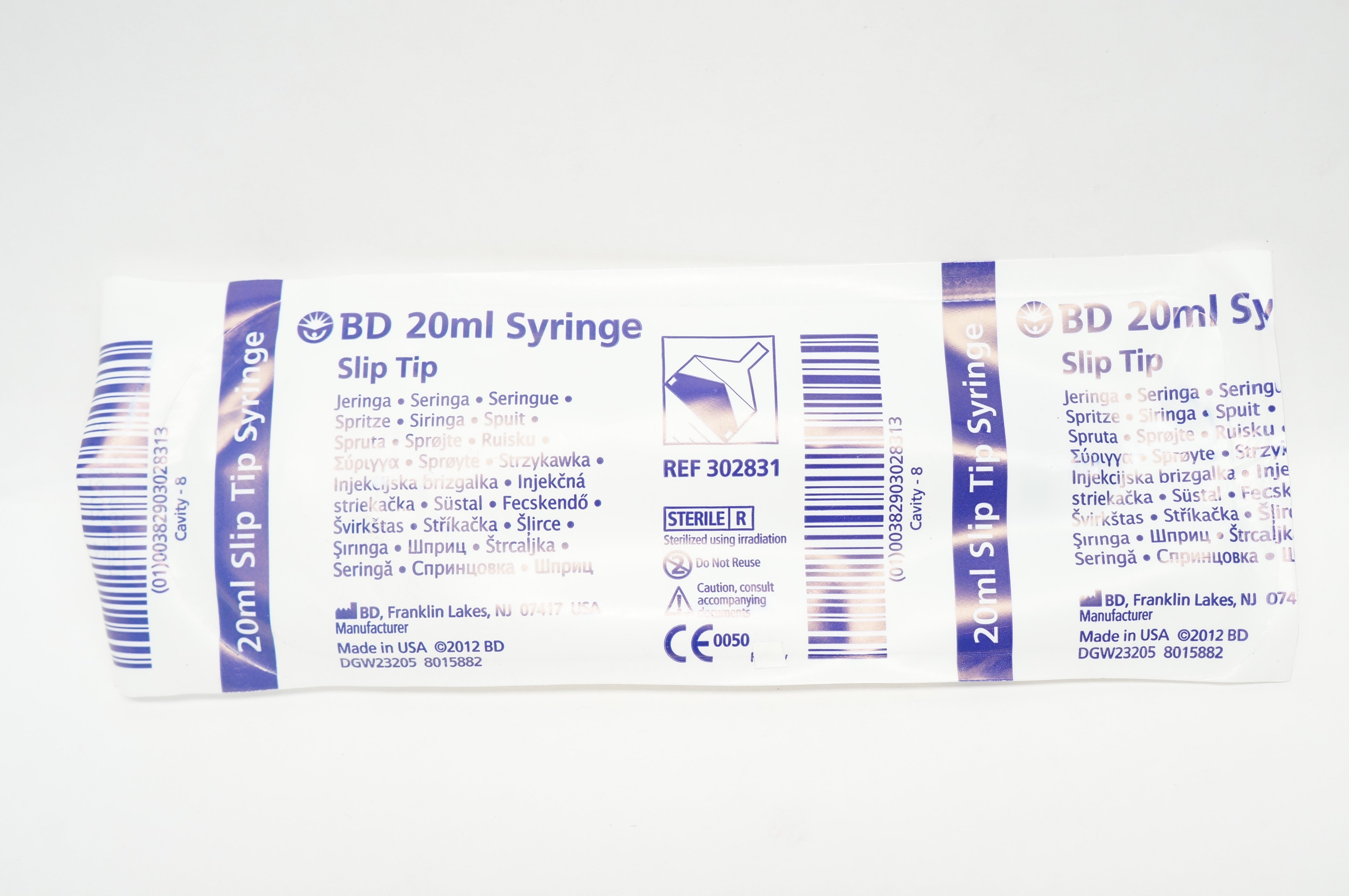 BD 302831 20ml Syringe Slip Tip (x)