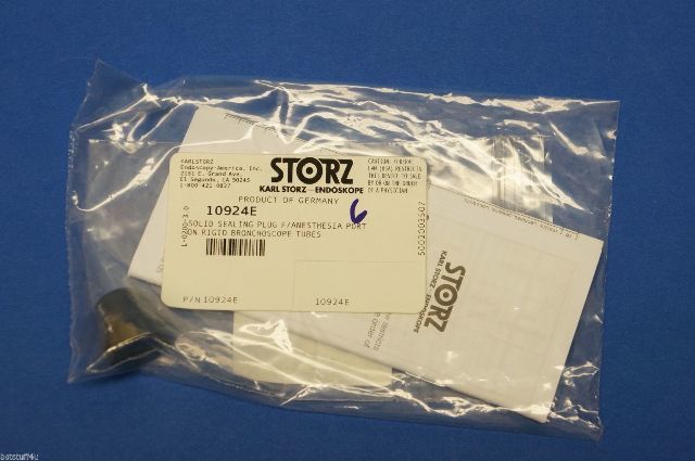 Karl Storz 10924E Solid Sealing Plug F/ Anesthesia Port On Rigid Bronchoscope