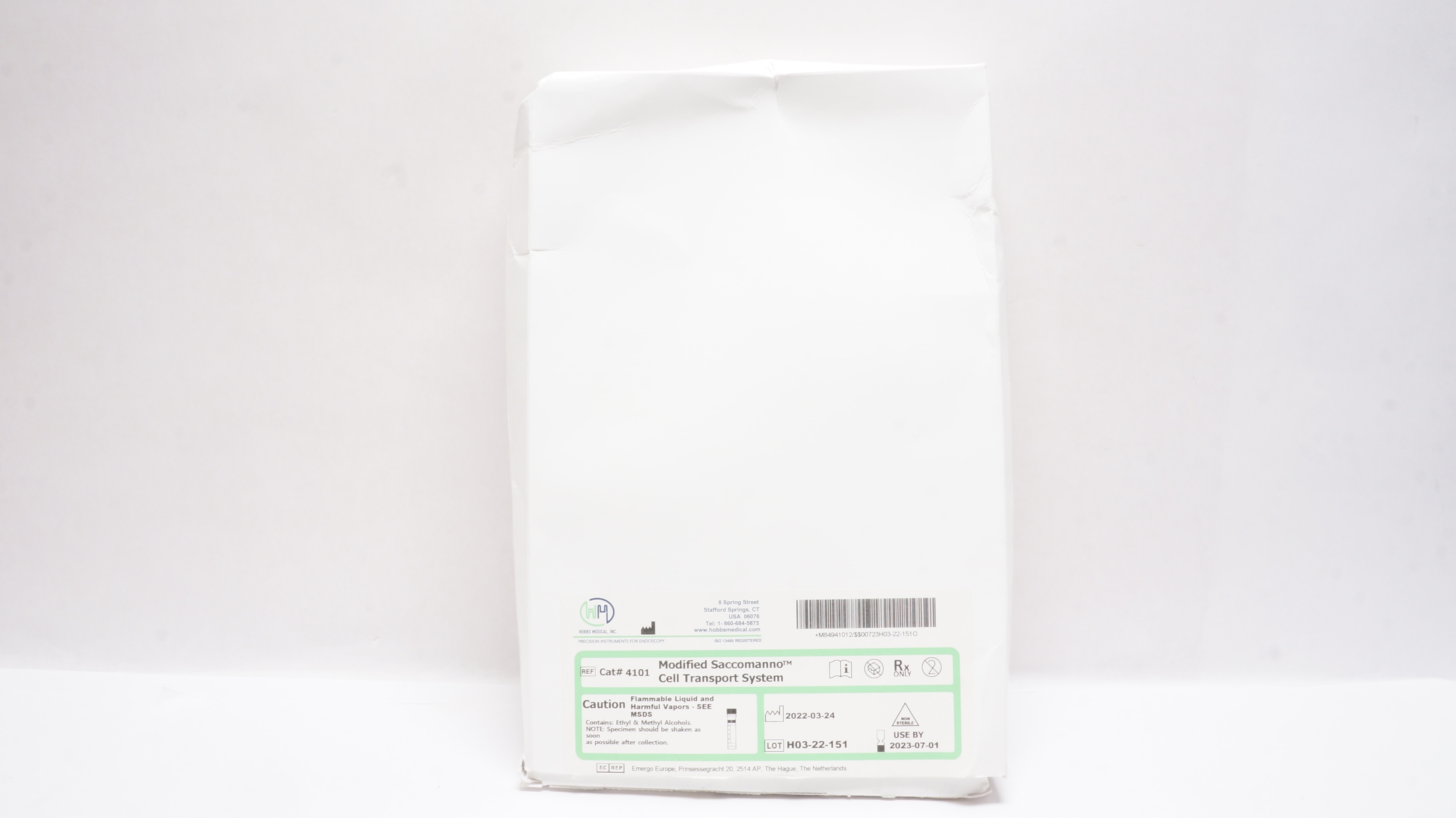Hobbs Medical 4101 Modified Saccomanno Cell Transport System (x) - Box of 10
