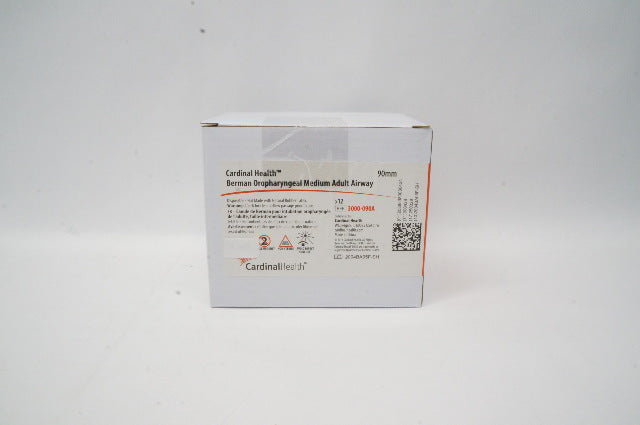 Cardinal Health 3000-090A Berman Oropharyngeal M Adult Airway 90mm - Box of 12