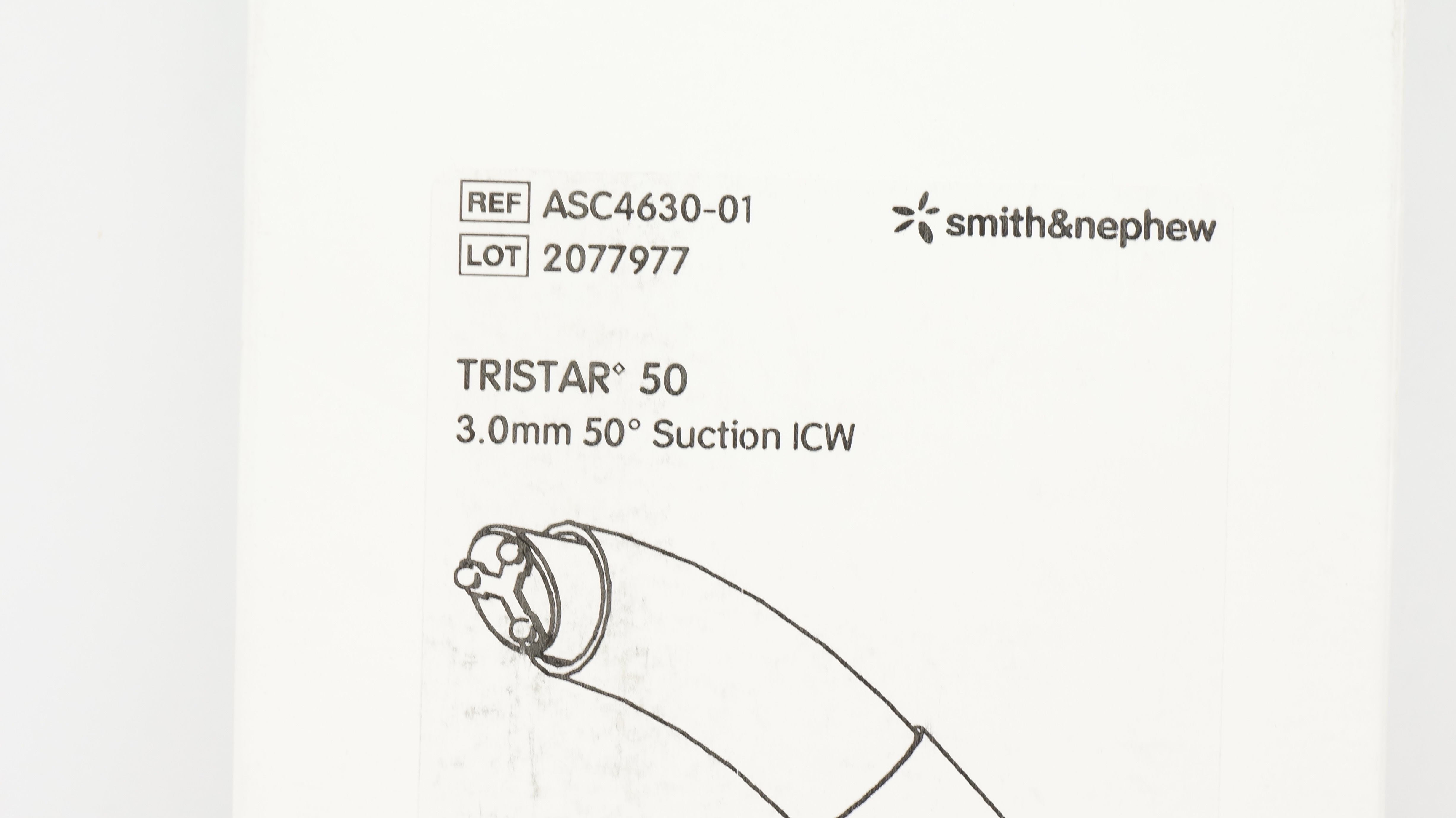 Smith&Nephew ASC4630-01 TRISTAR 50, 3.0mm 50 degree Suction ICW (x)