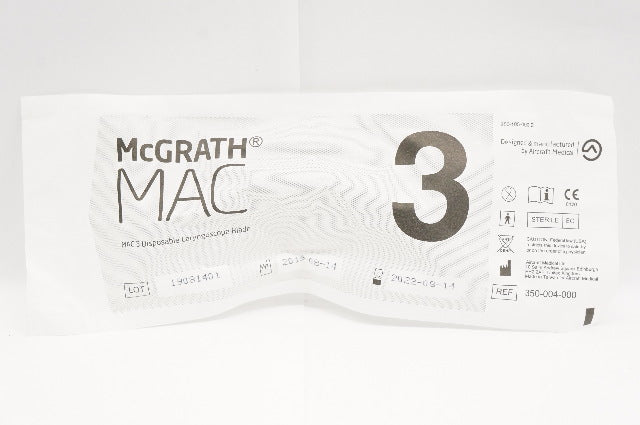 Aircraft Medical 350-004-000 McGRATH MAC 3 Disposable Laryngoscope Blade