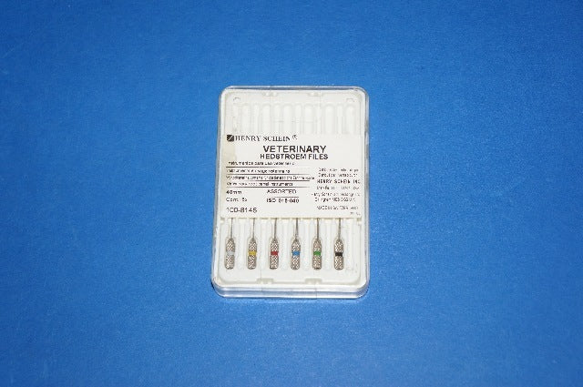 Henry Schein 100-8146 Veterinary Hedstroem Files 40mm - Pack of 6