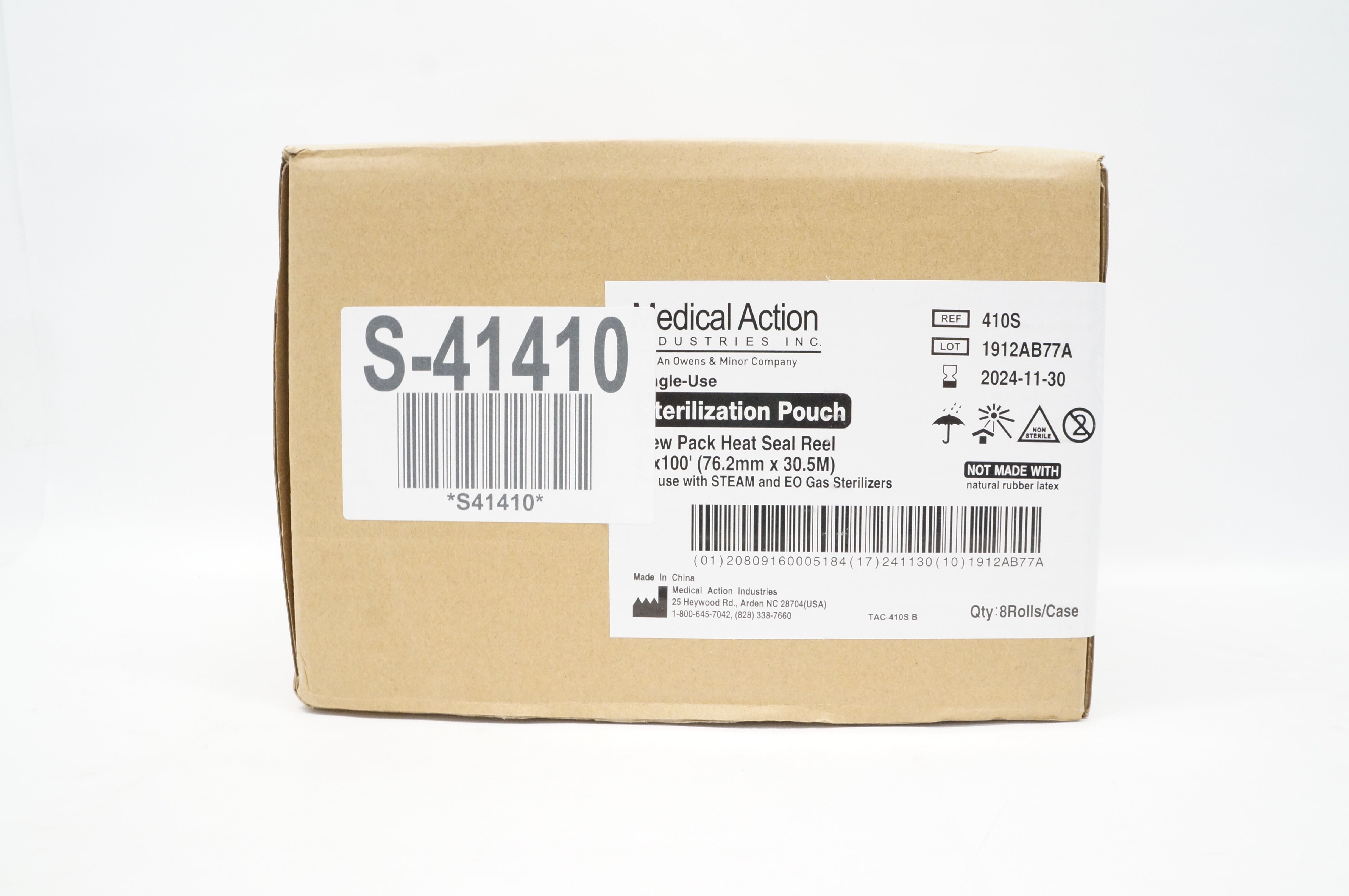 Medical Action 410S View-Pack Reel Size 3inch x 100Fr. - Case of 8