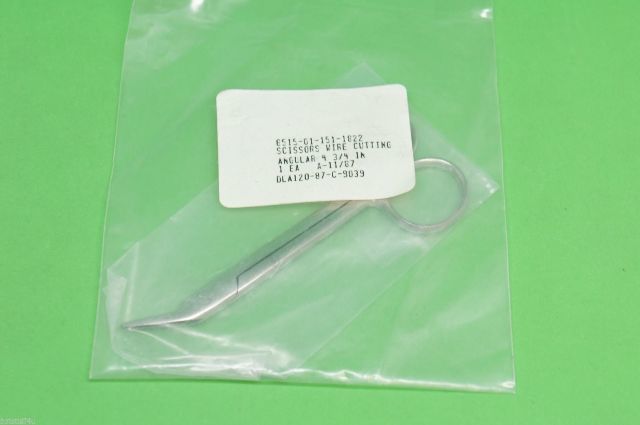 Scissors Wire Cutting Surg 4.75inch Lg Short Angled to Side Jaw Crs copy