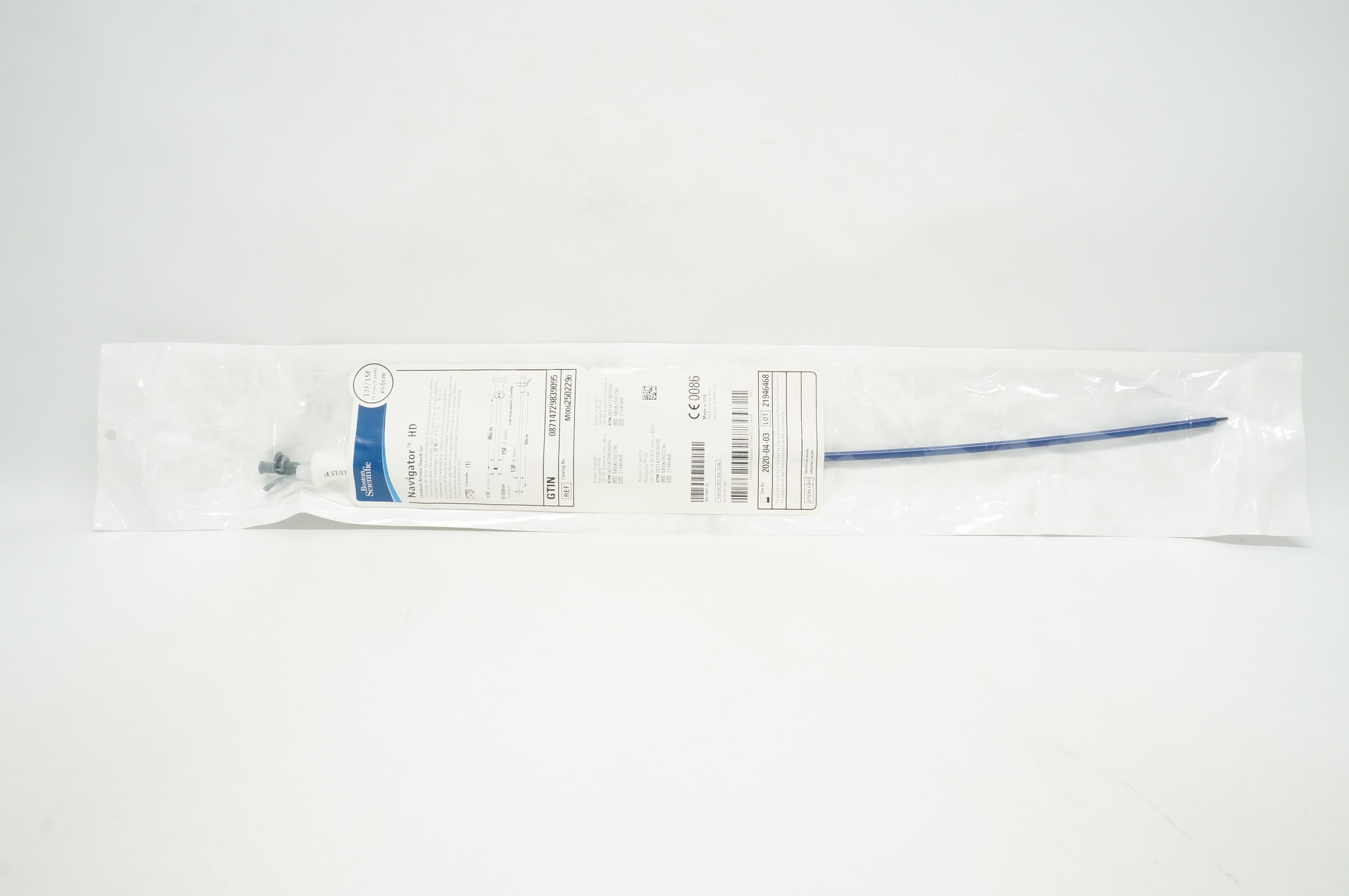 Boston Scientific M0062502290 NavigatorHD Ureteral Access Sheath 13F/15Fx46cm(x)