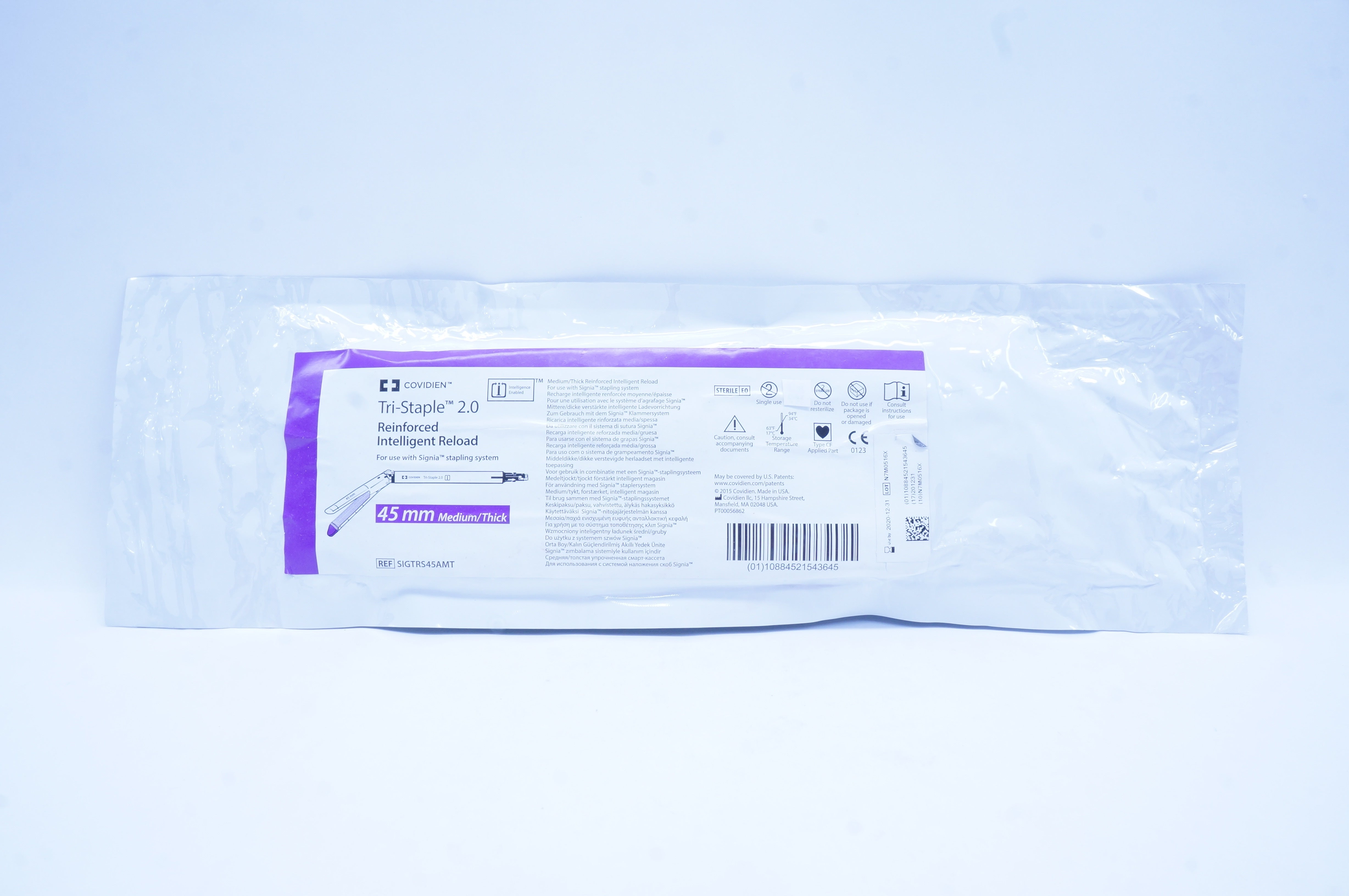 Covidien SIGTRS45AMT Reinforced Intelligent Reload, Medium/Thick, 45mm (x)