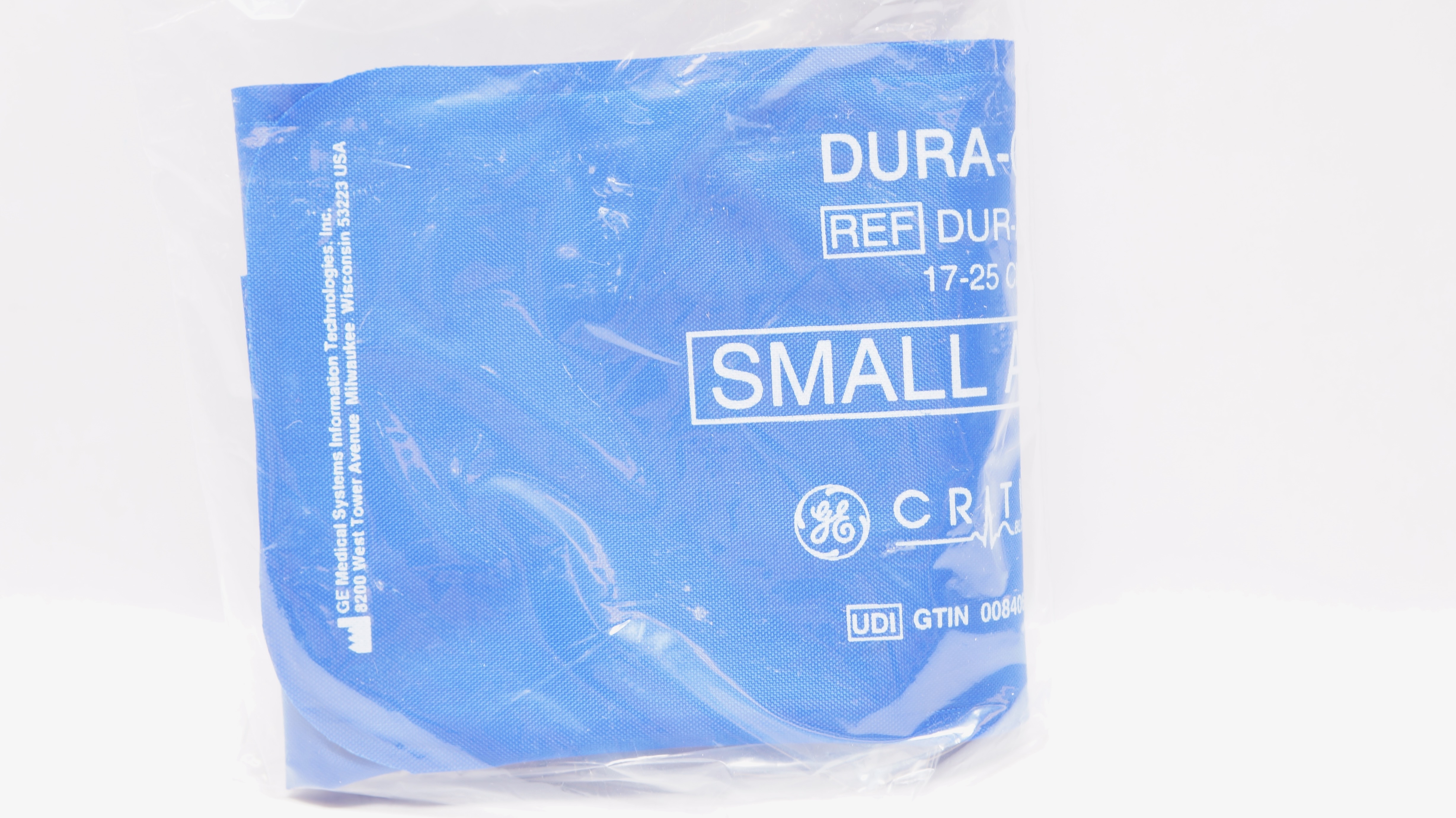 GE Medical DUR-A1-2A Dura-Cuff Critikon Blood Pressure Cuff 17-25cm Small Adult