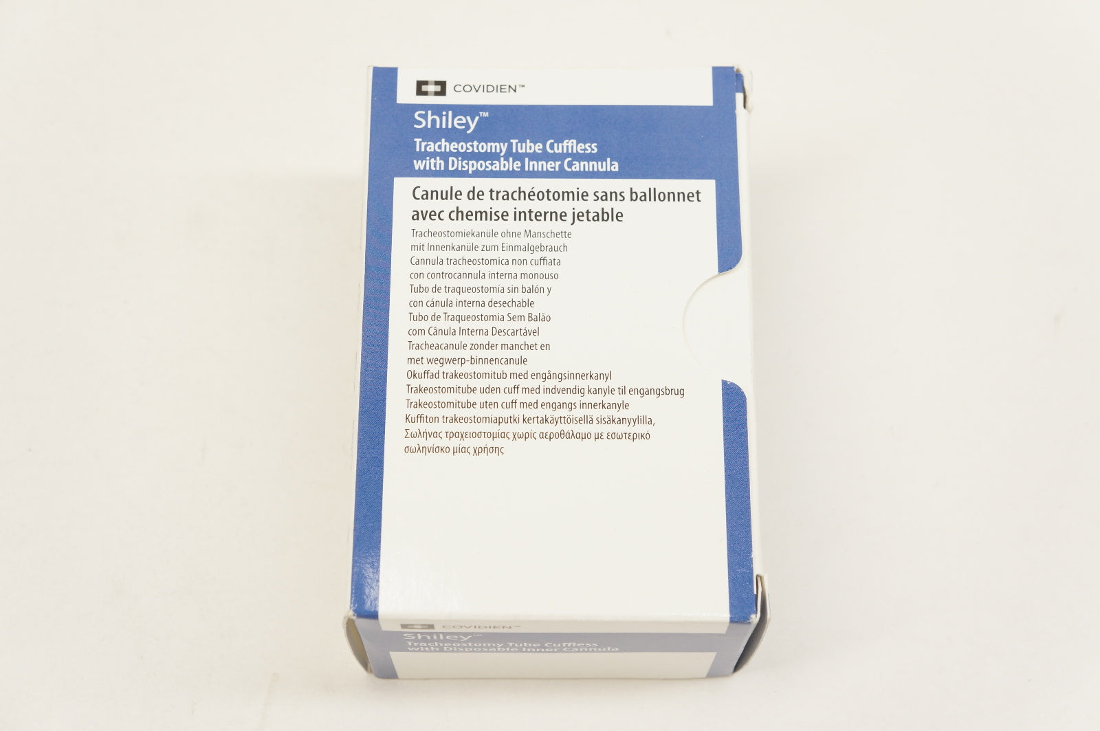 Covidien 8DCFS Shiley Tracheostomy Tube Cuffless W/ Inner Cannula 7.6mm ID (x)
