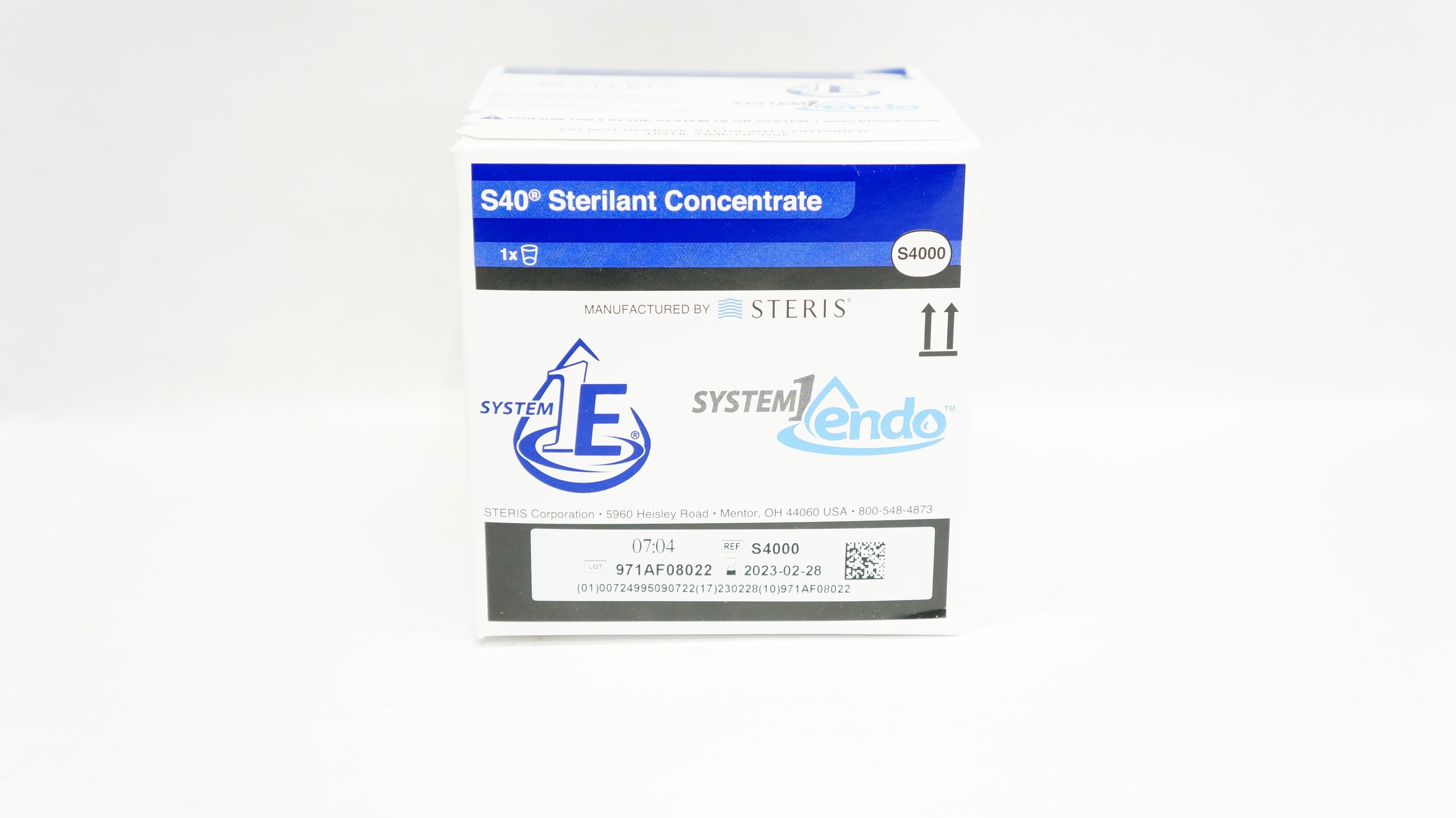 Steris S4000 System 1E S40 Sterilant Concentrate (x)