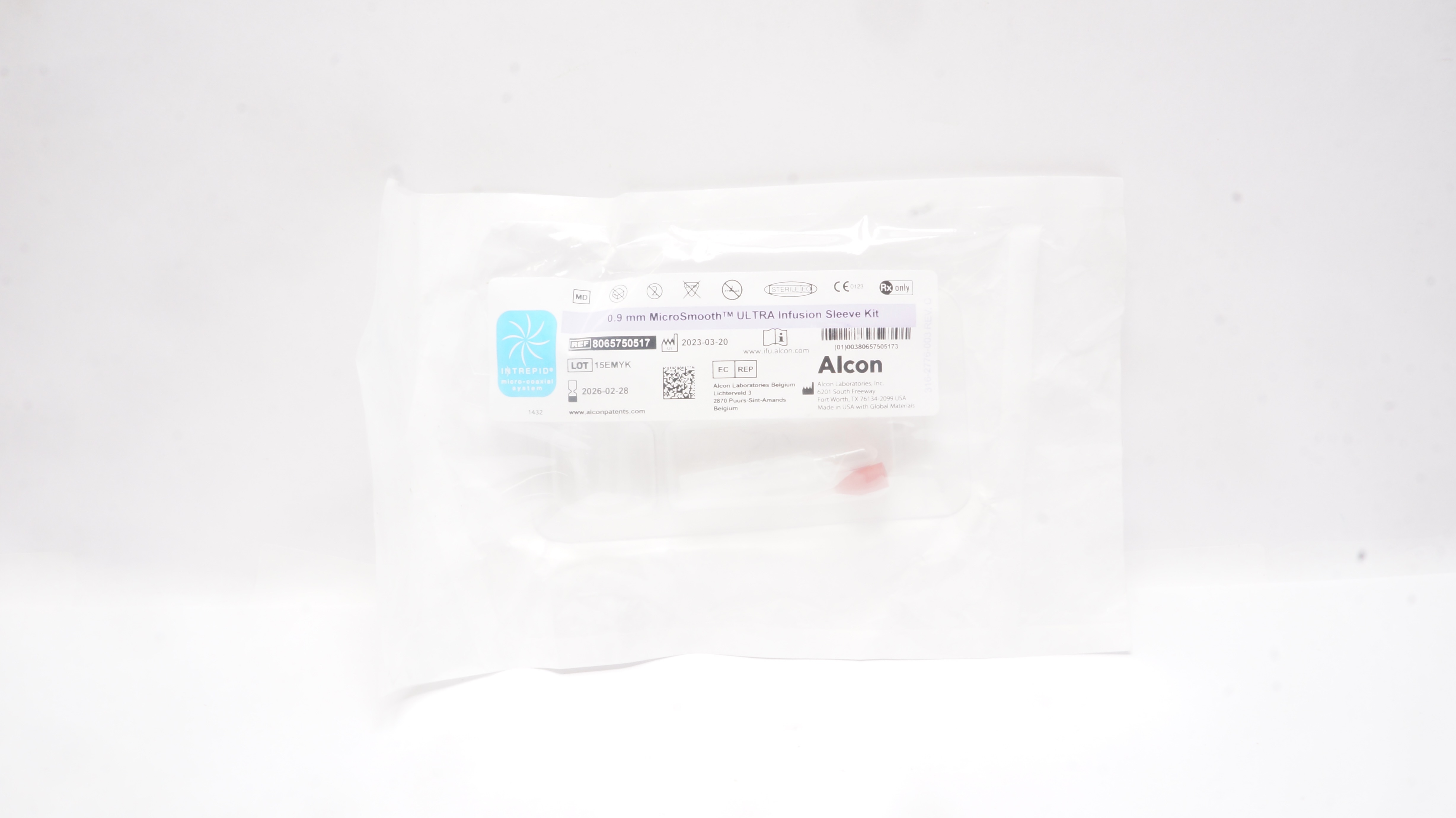 Alcon 8065750517 MicroSmooth ULTRA Infusion Sleeve Kit 0.9mm