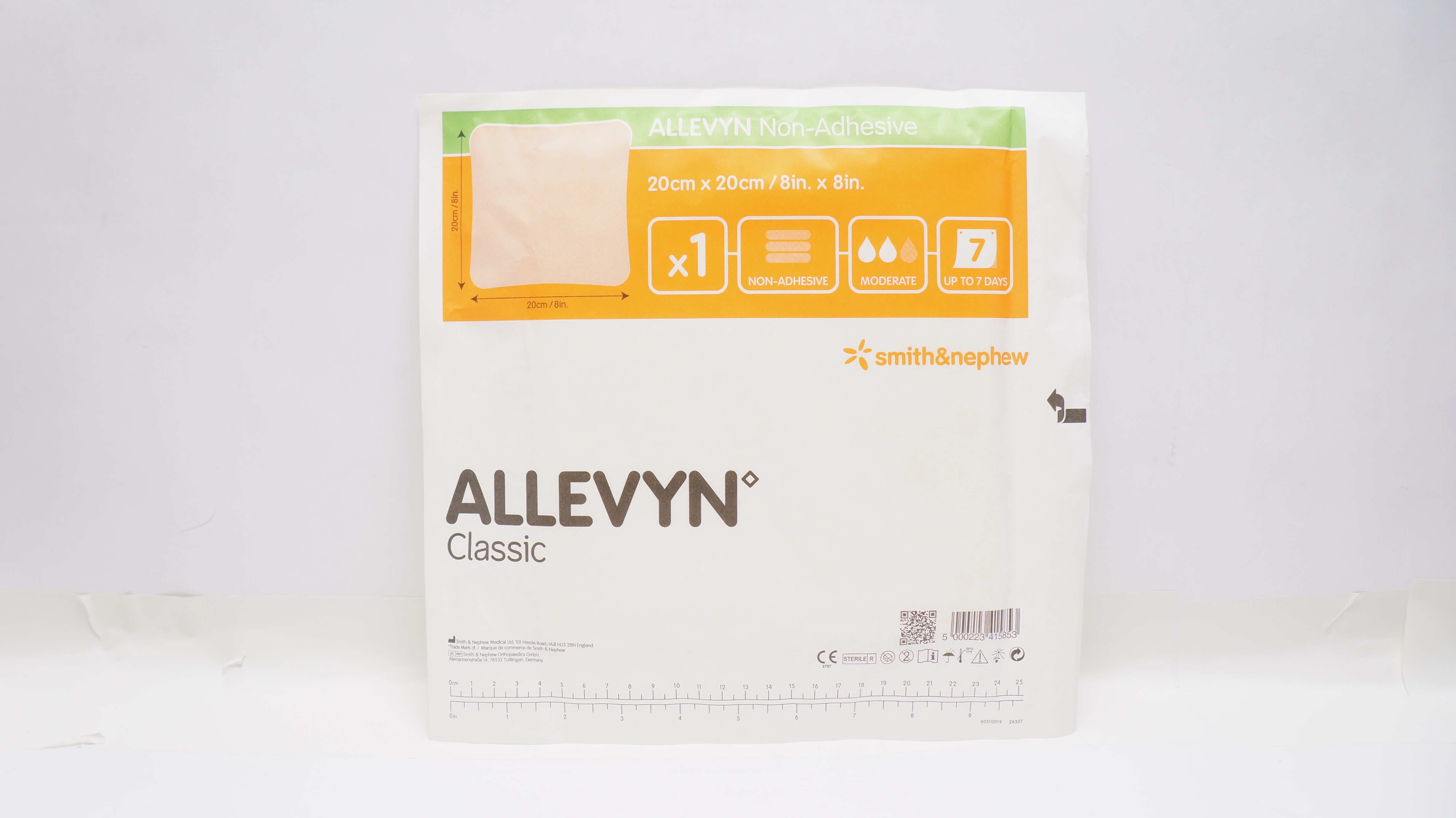 Smith&Nephew 66927638 Allevyn Classic Non-Adhesive 8inch x 8inch