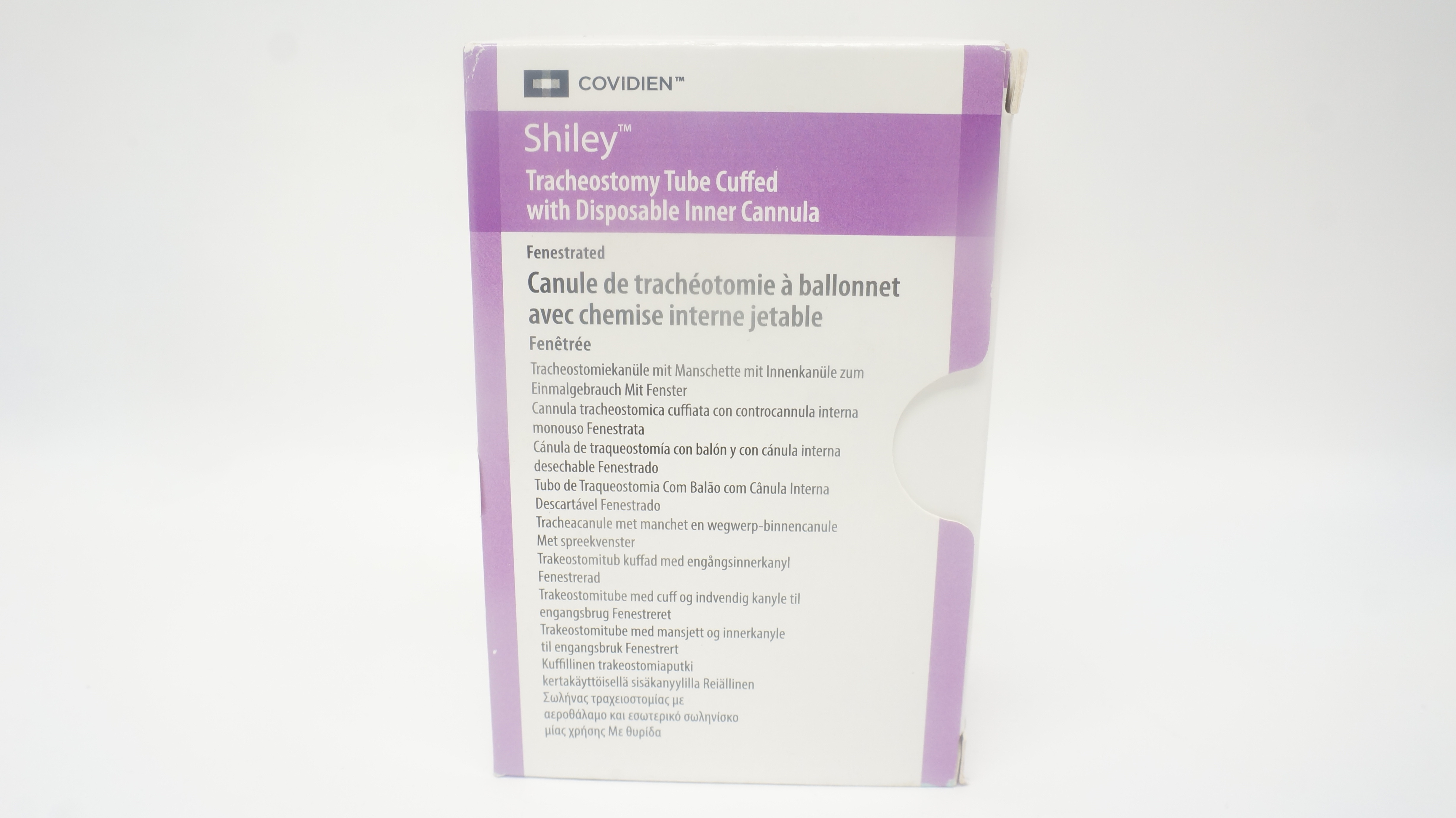 Covidien 4DFEN Shiley Tracheostomy Tube Cuffed 5.0 ID x 9.4 OD x 20.0 x 62mm (x)