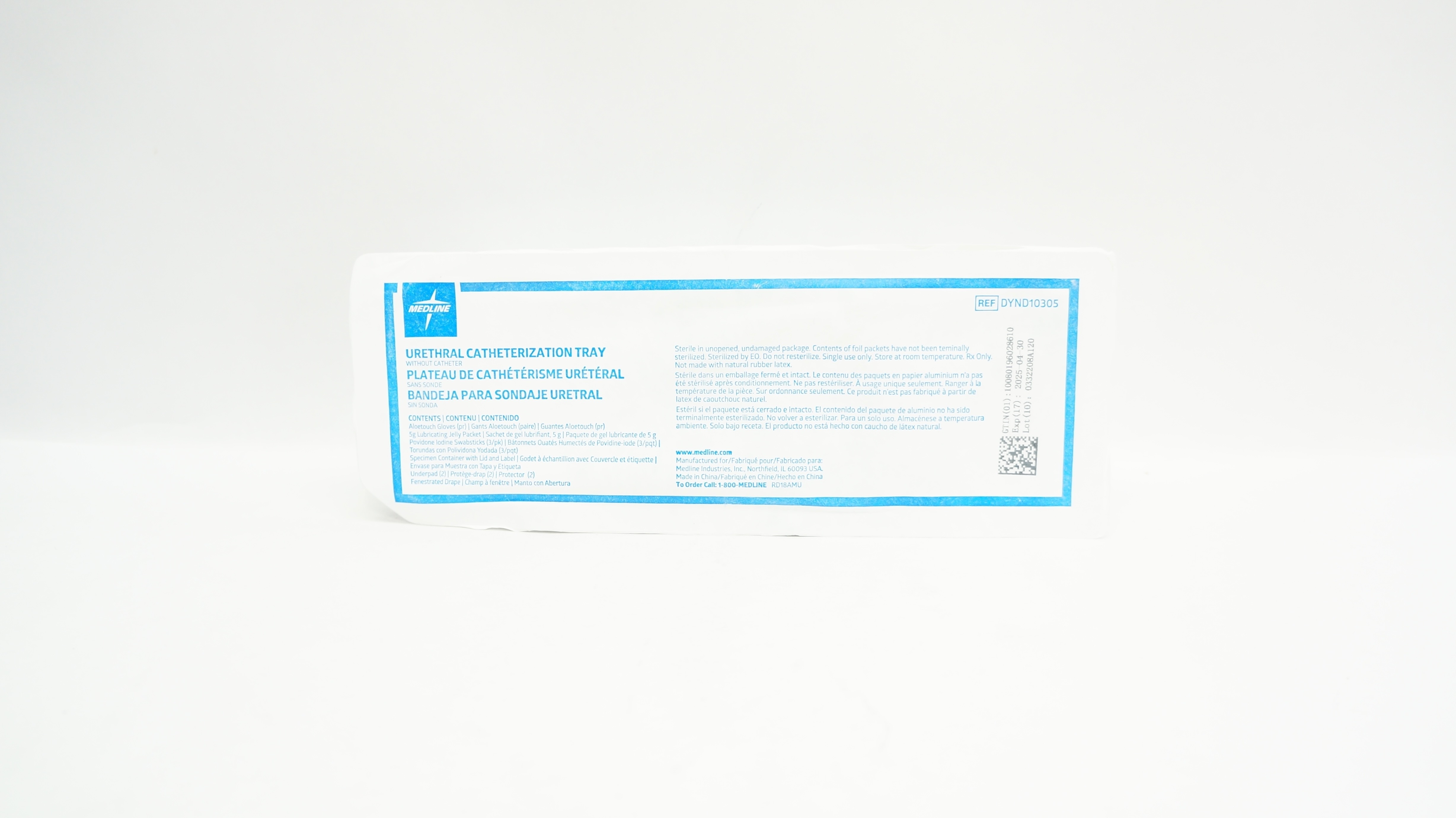Medline DYND10305 Uretheral Catheterization Tray