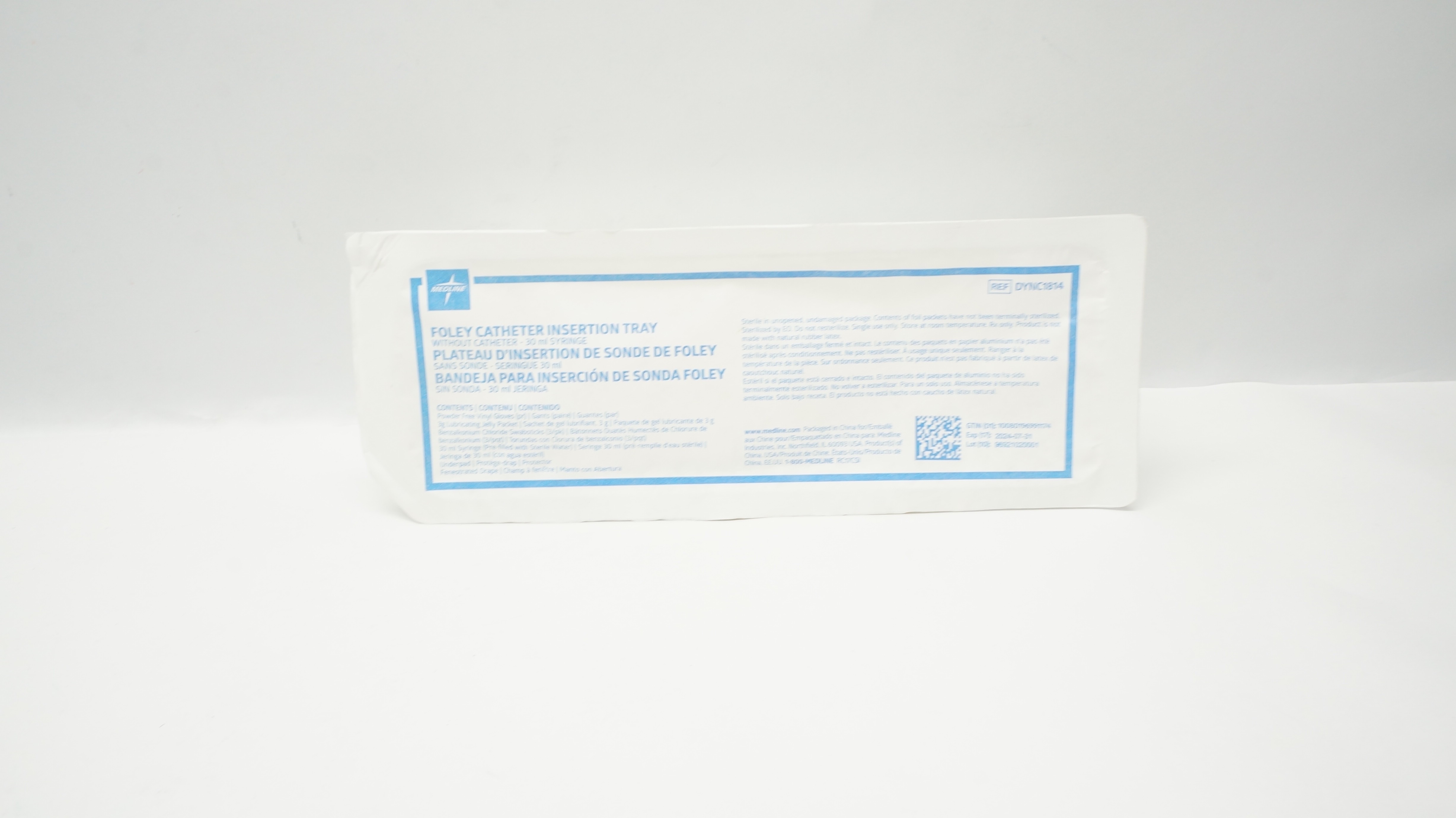 Medline DYNC1814 Foley Cath. Insertion Tray (x)