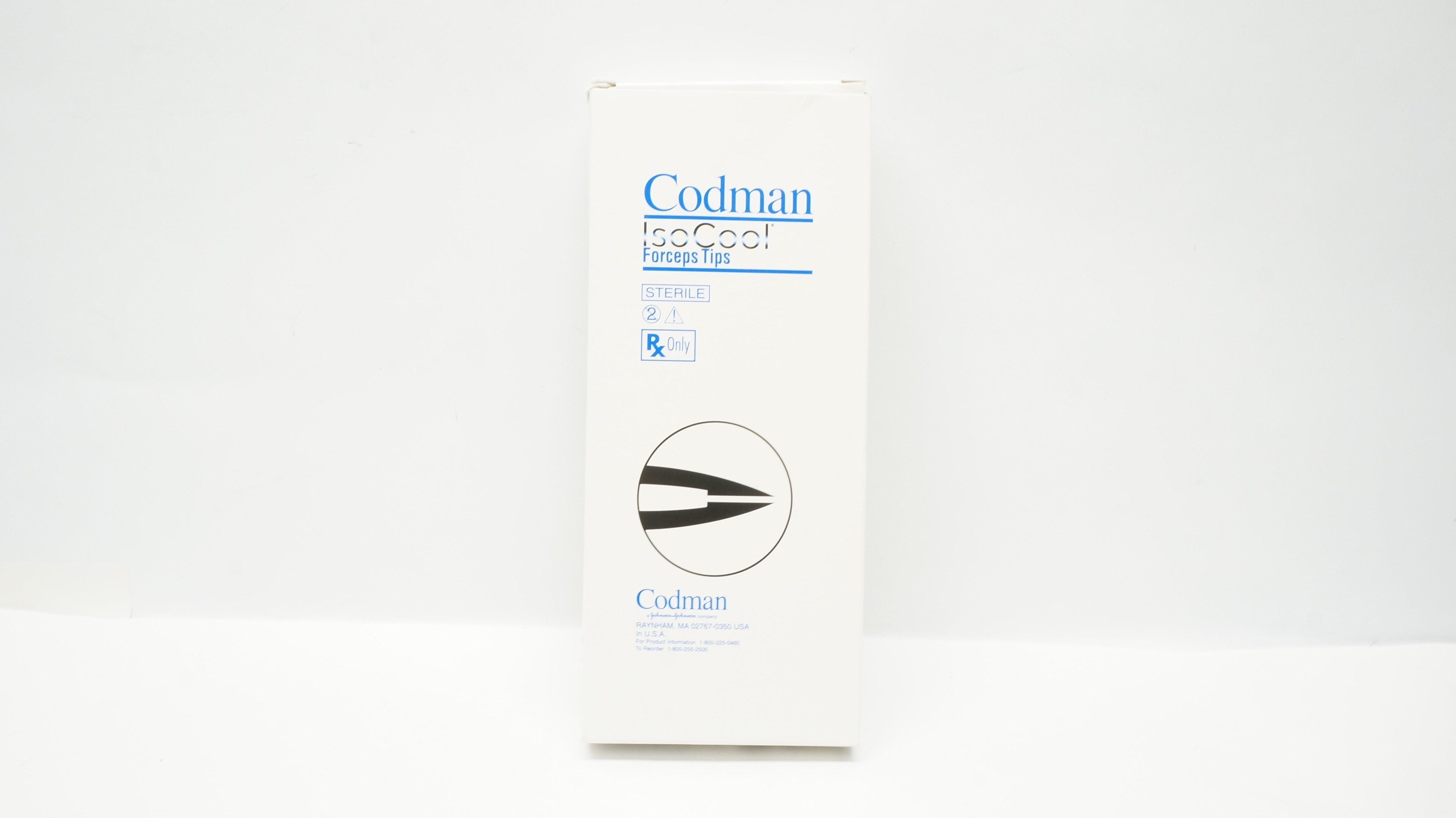 Codman 8155100S Isocool AHT Bipolar Forceps Tips 10-1/2 x 5-1/2inch 1mm Tip (x)