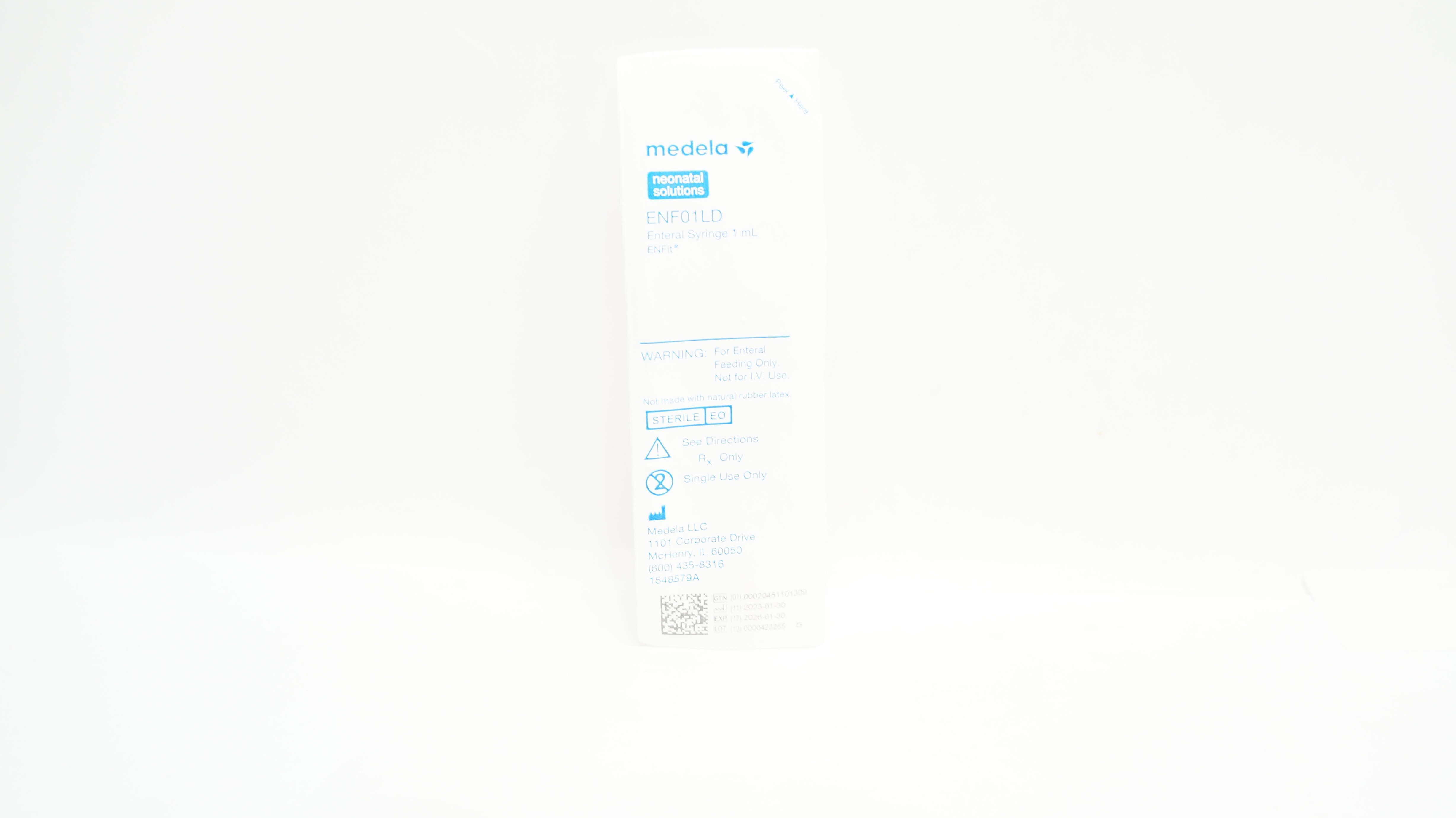 Medela ENF01LD ENFit Enteral Syringe 1mL