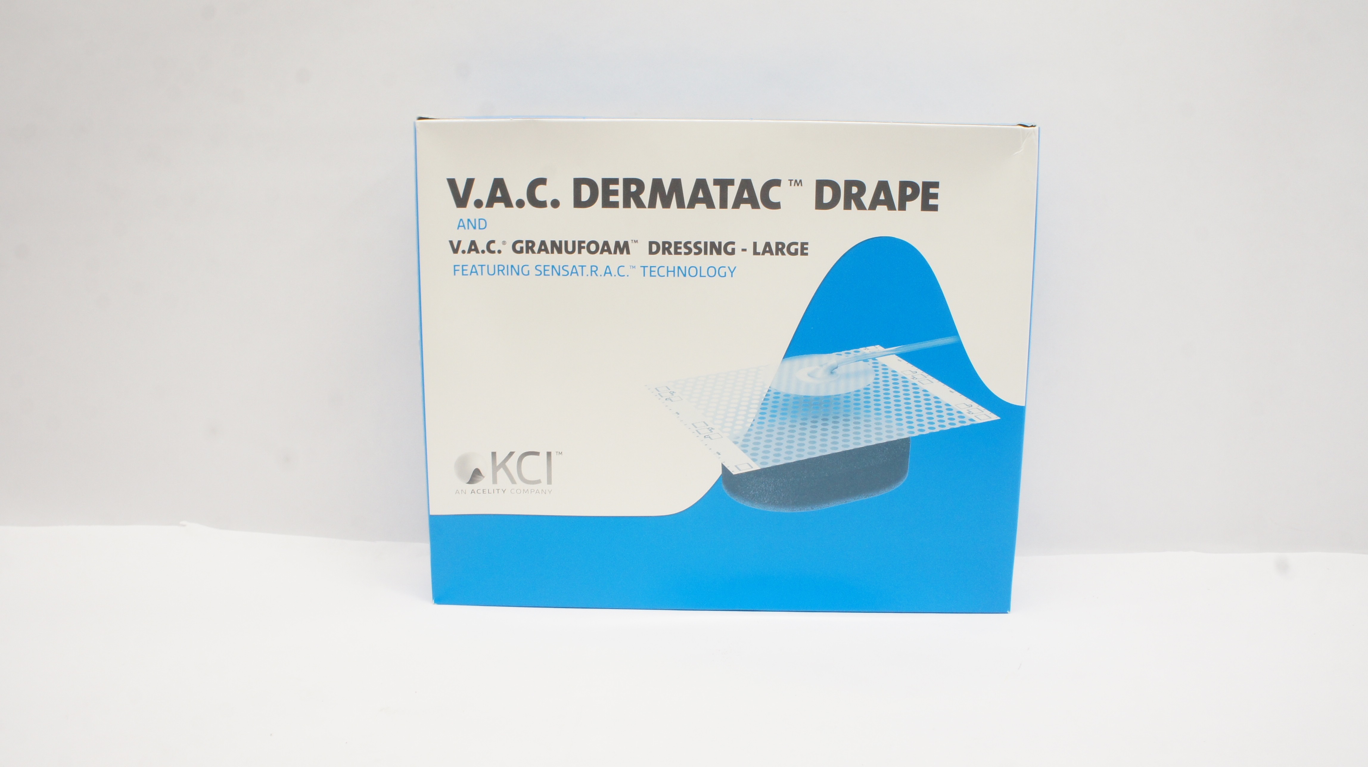 KCI DTGF05PKL V.A.C. Dermatac Drape Granufoam Dressing Large (x)